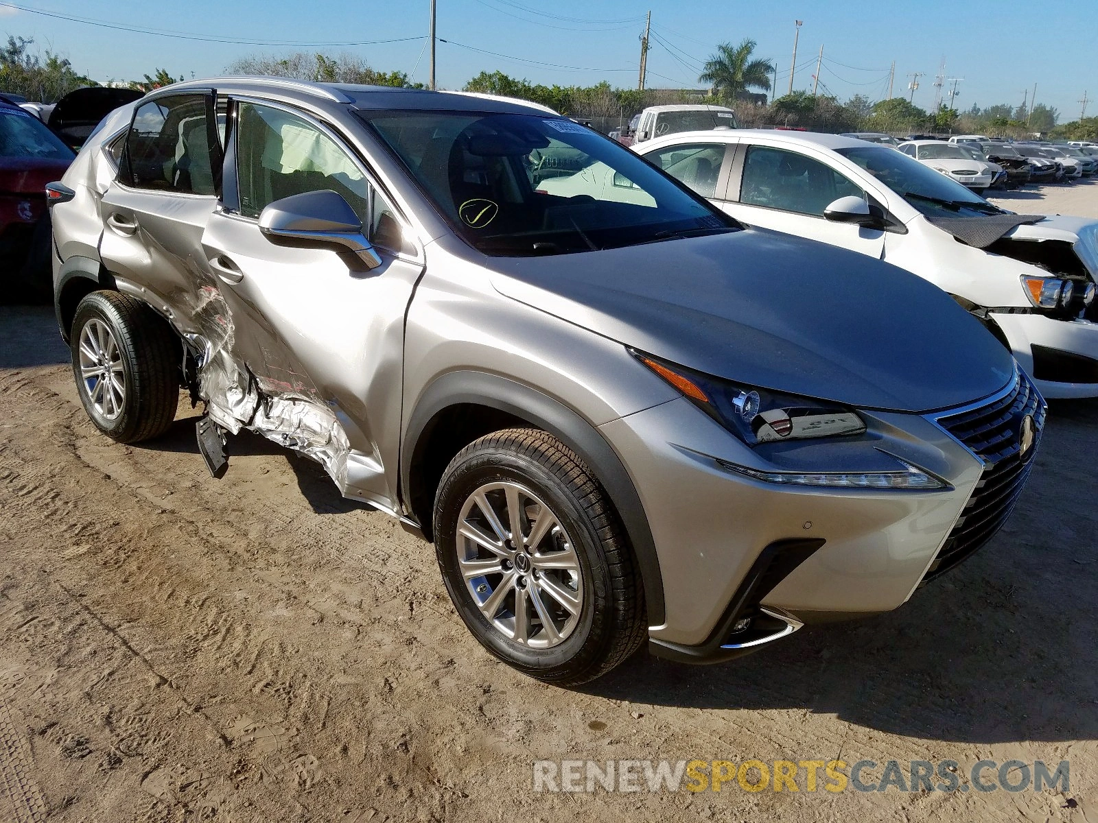 1 Photograph of a damaged car JTJDARBZXL5007394 LEXUS NX 300 2020