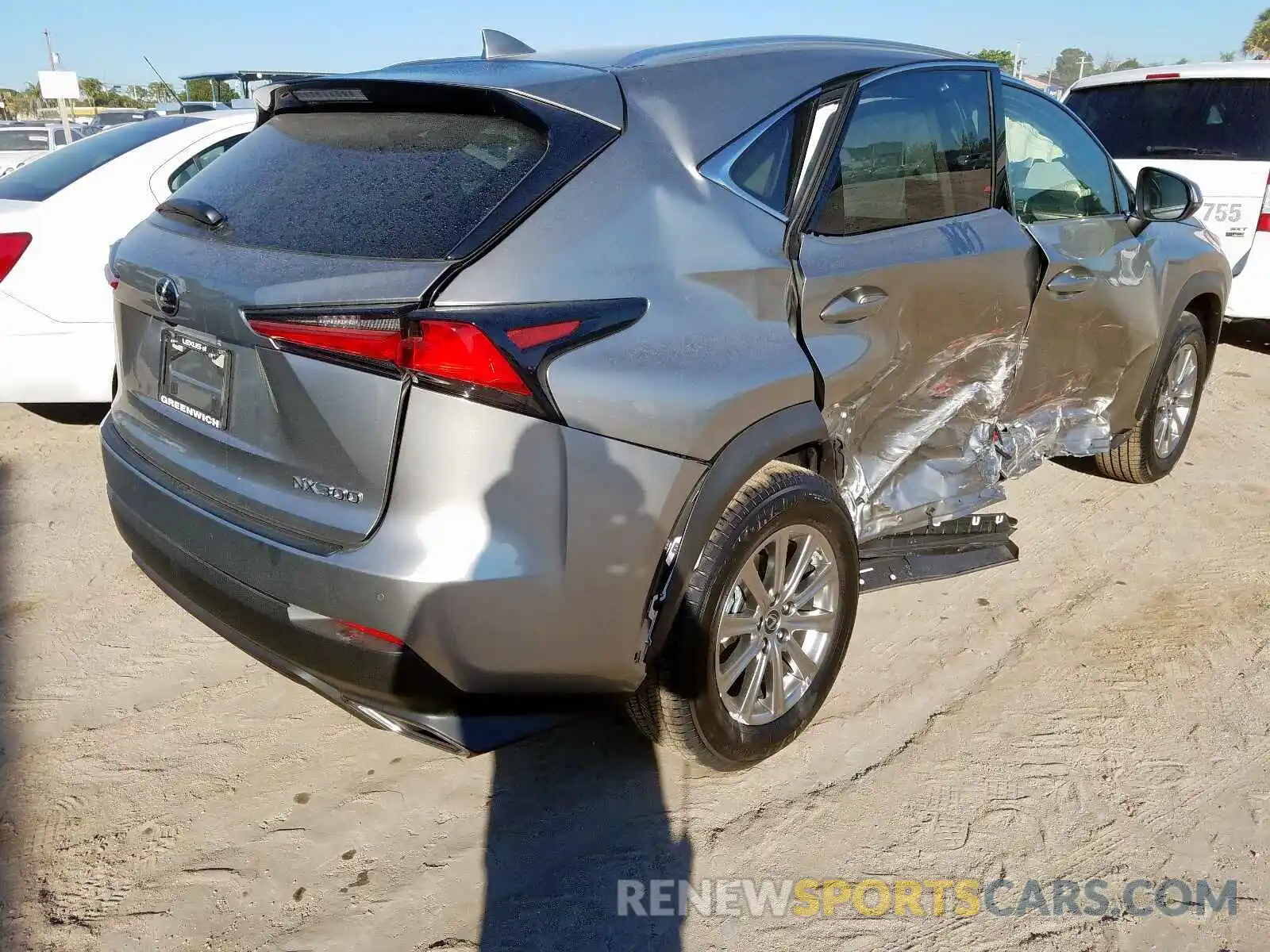 4 Photograph of a damaged car JTJDARBZXL5007394 LEXUS NX 300 2020