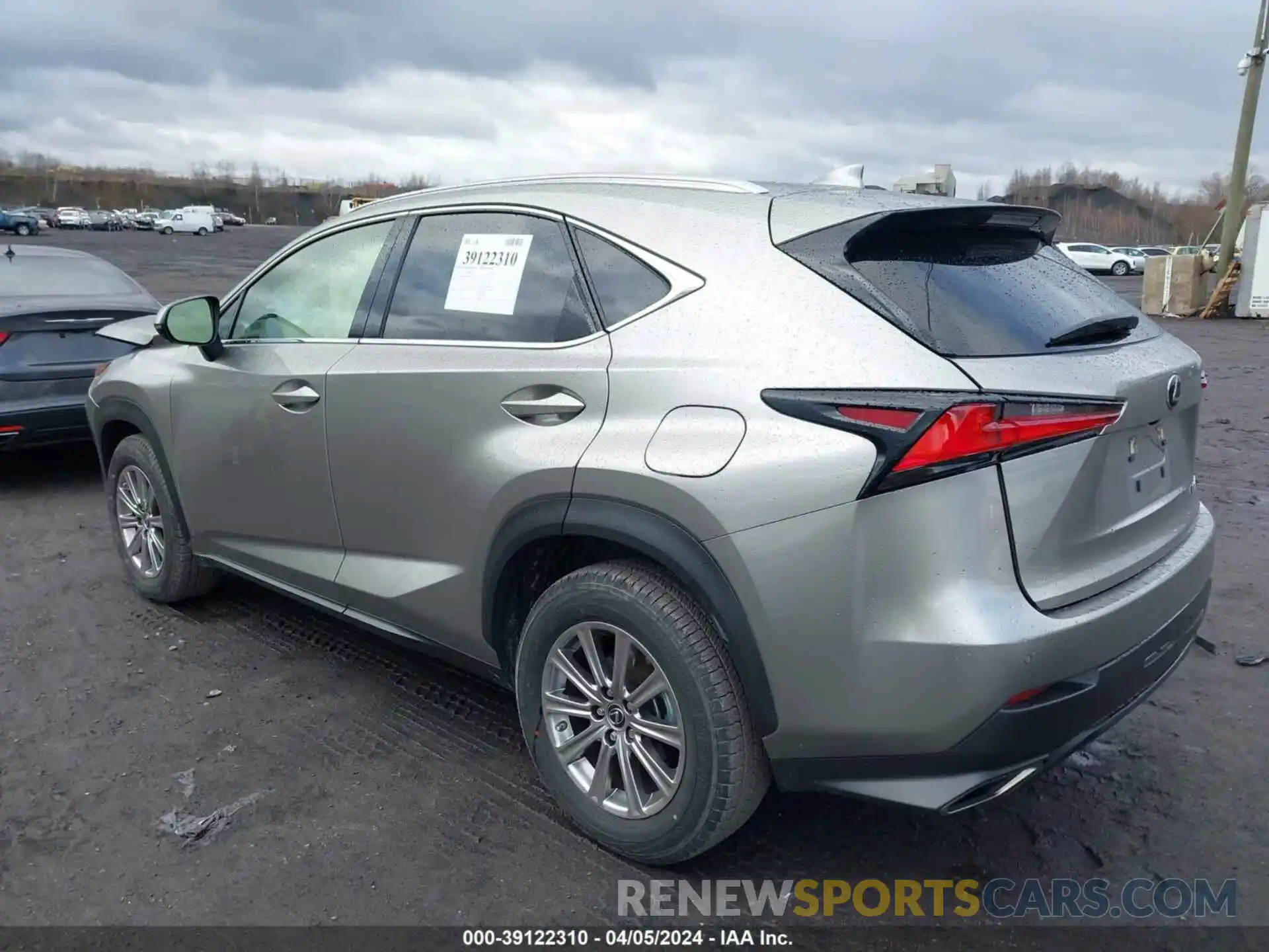 3 Photograph of a damaged car JTJDARDZ4L5012149 LEXUS NX 300 2020