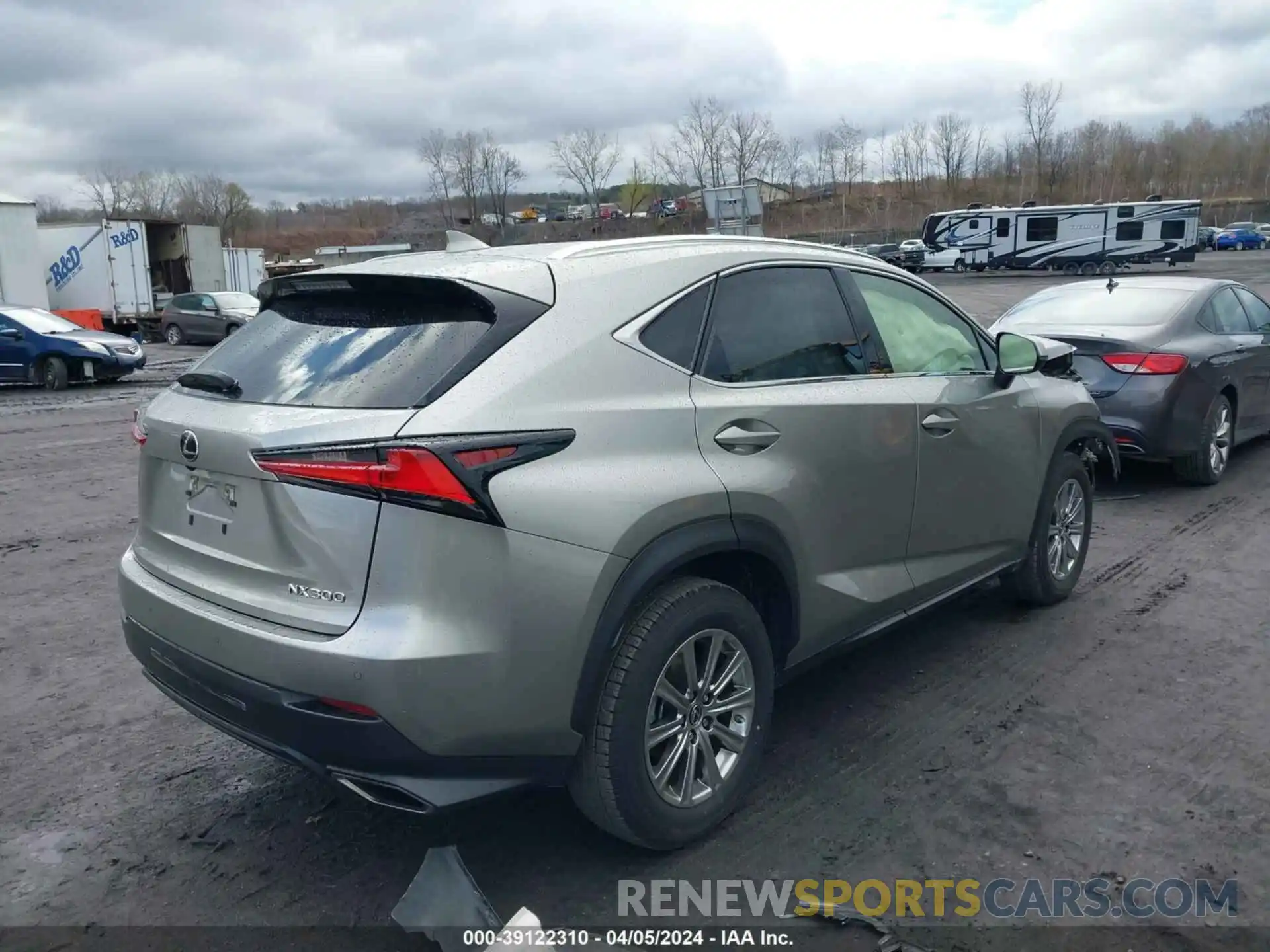 4 Photograph of a damaged car JTJDARDZ4L5012149 LEXUS NX 300 2020