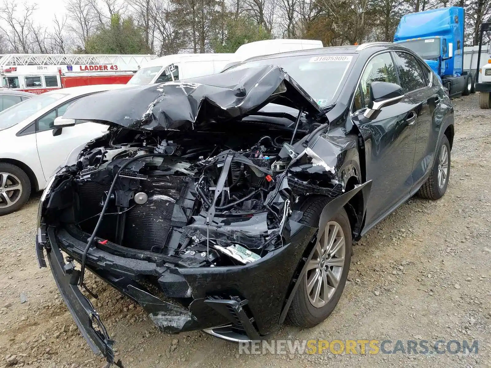 2 Photograph of a damaged car JTJDARDZXL2226841 LEXUS NX 300 2020