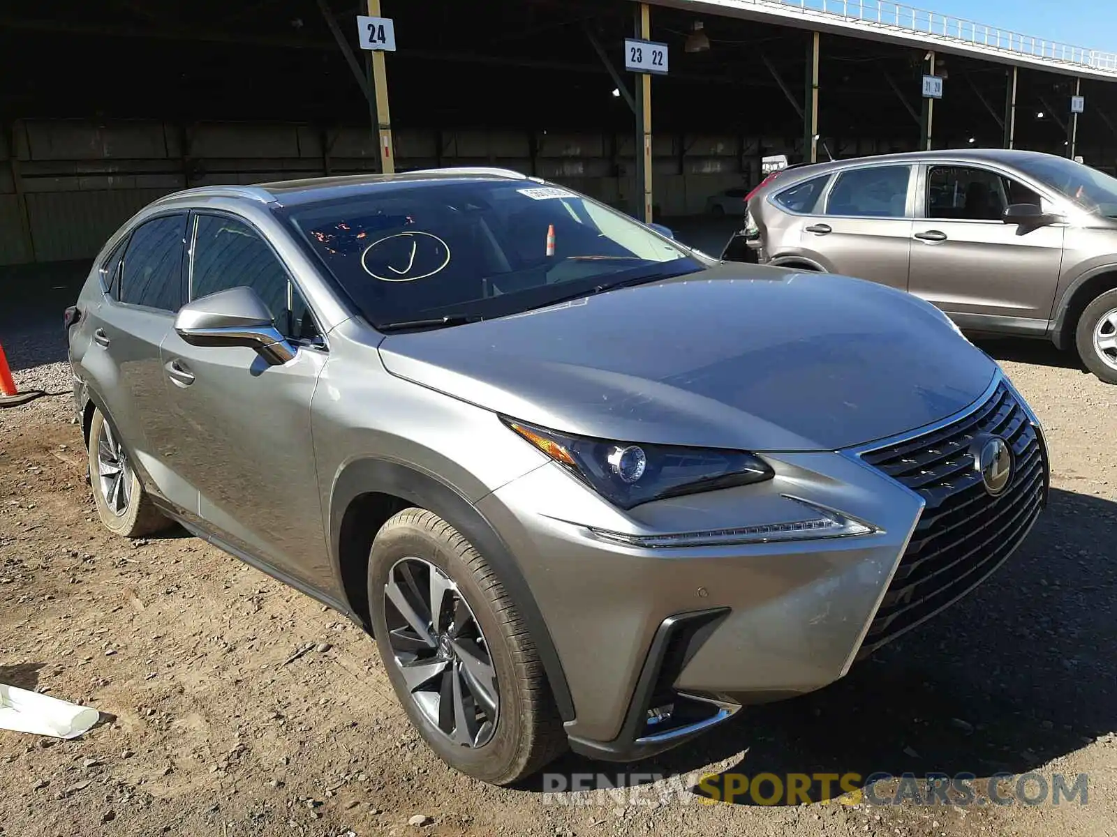 1 Photograph of a damaged car JTJGARBZ0L2158565 LEXUS NX 300 2020