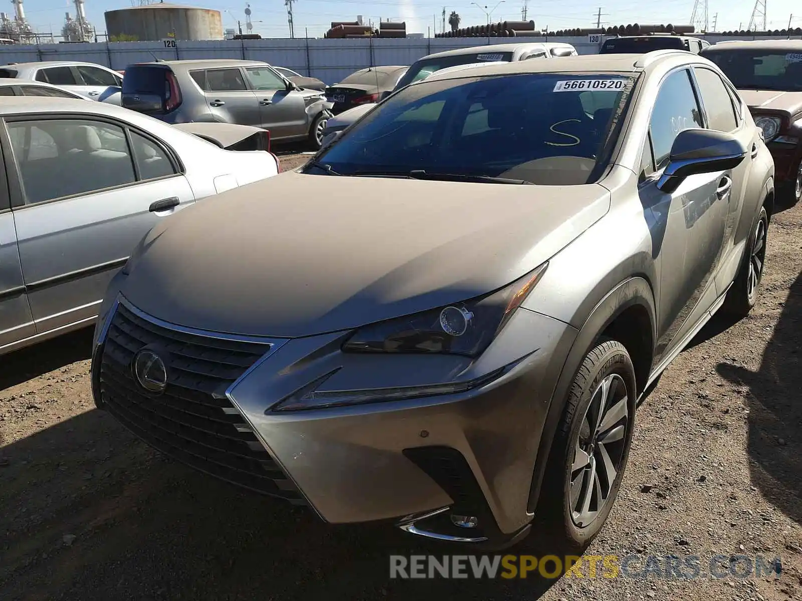 2 Фотография поврежденного автомобиля JTJGARBZ0L2158565 LEXUS NX 300 2020