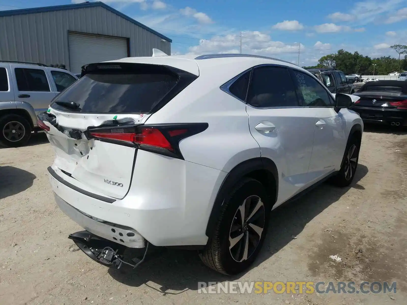 4 Фотография поврежденного автомобиля JTJGARBZ0L5001049 LEXUS NX 300 2020