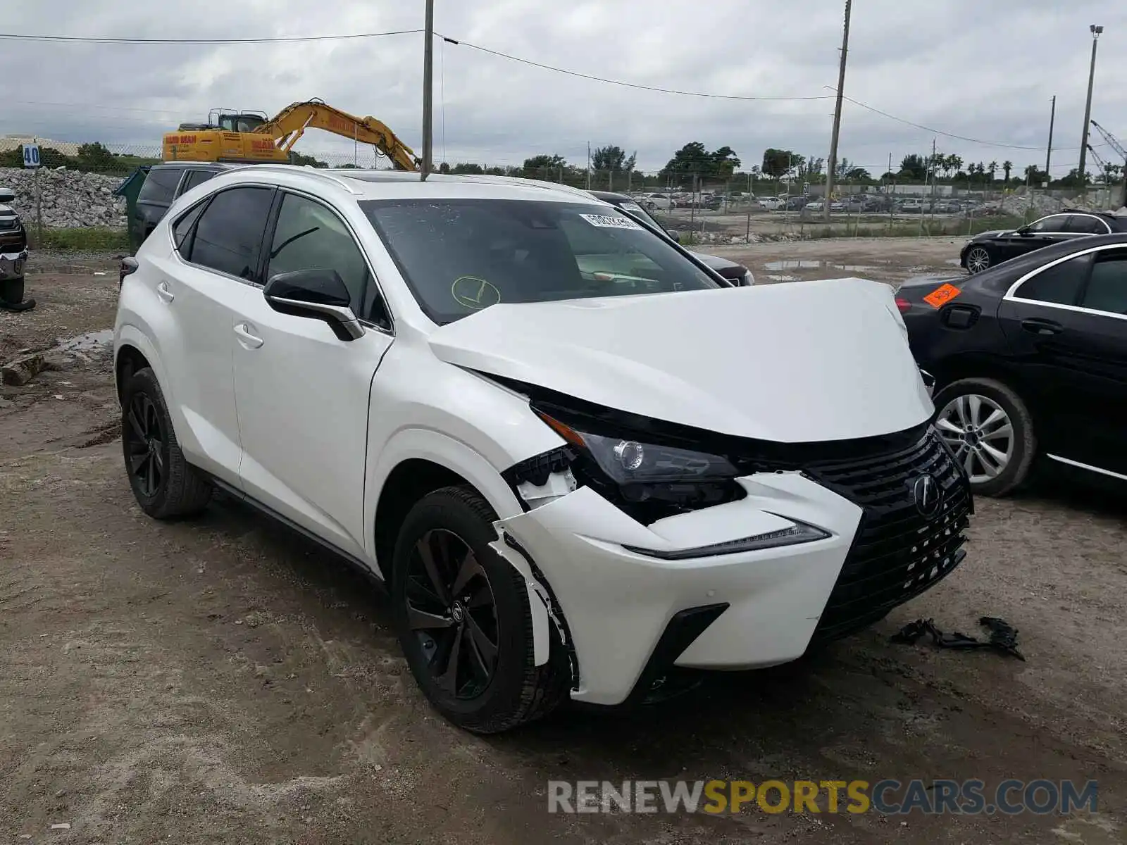 1 Photograph of a damaged car JTJGARBZ2L2170605 LEXUS NX 300 2020