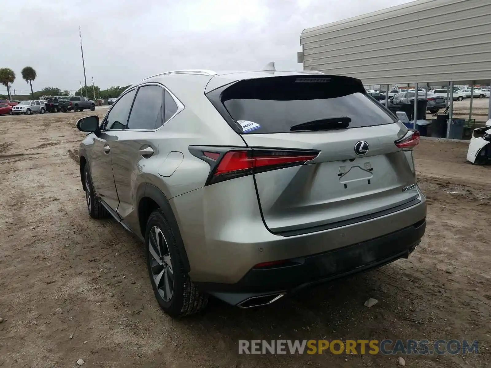 3 Фотография поврежденного автомобиля JTJGARBZ2L5006656 LEXUS NX 300 2020