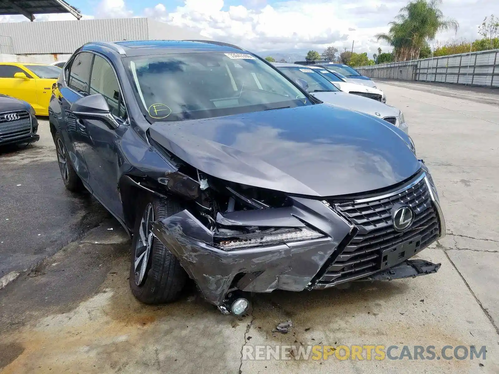 1 Photograph of a damaged car JTJGARBZ5L2159839 LEXUS NX 300 2020