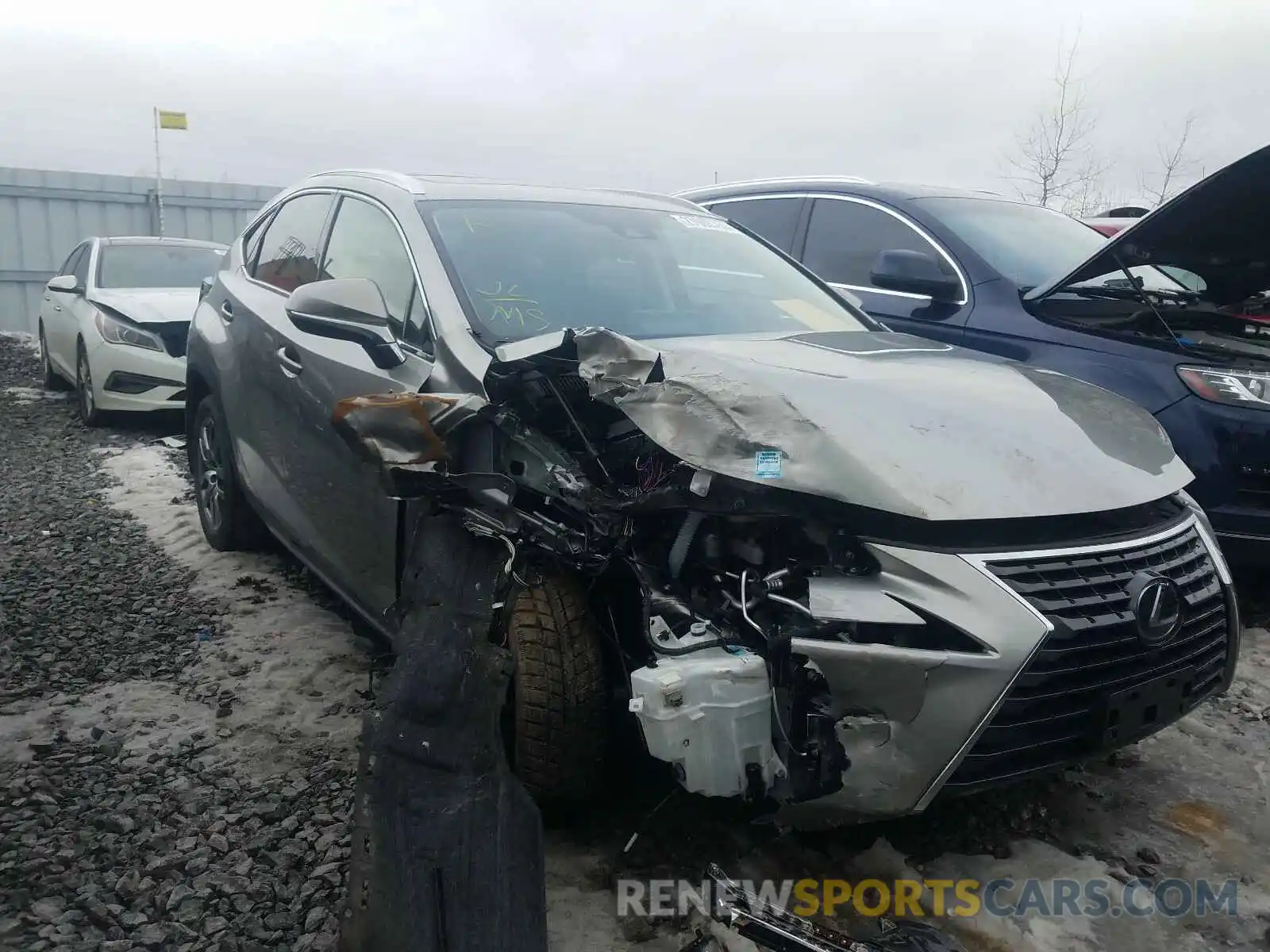 1 Photograph of a damaged car JTJGARDZ0L2222682 LEXUS NX 300 2020