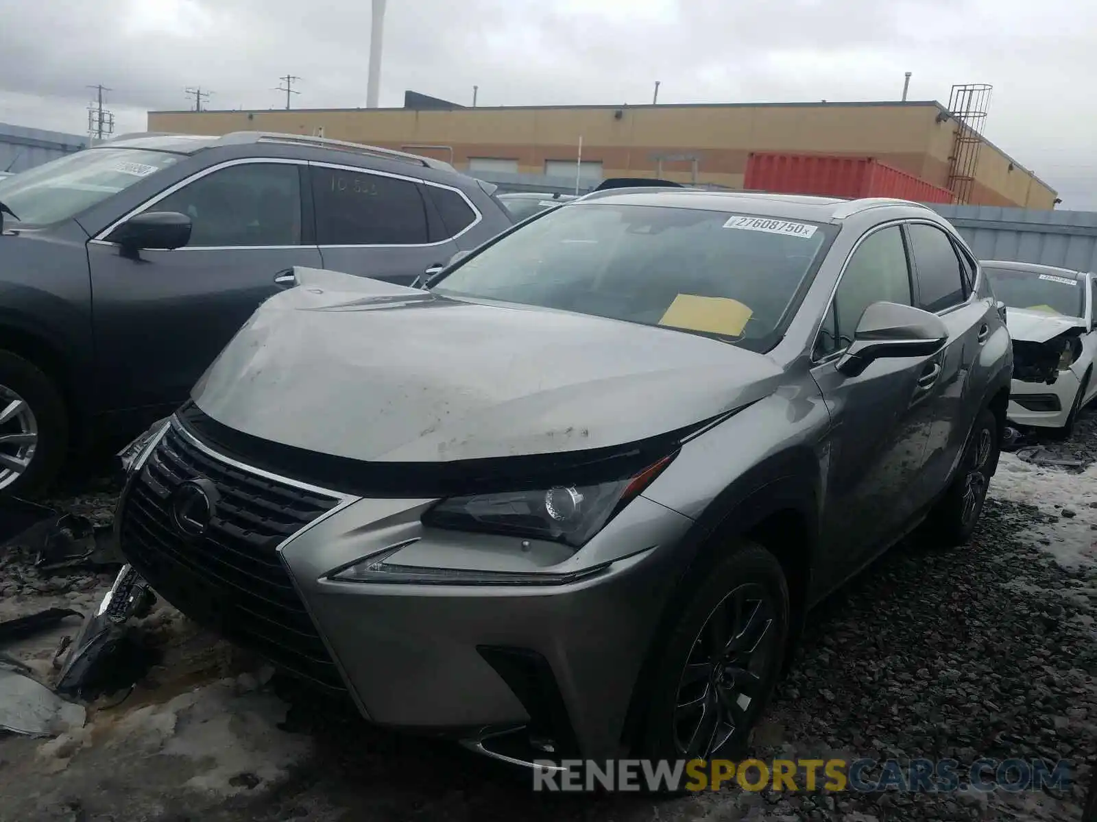 2 Фотография поврежденного автомобиля JTJGARDZ0L2222682 LEXUS NX 300 2020