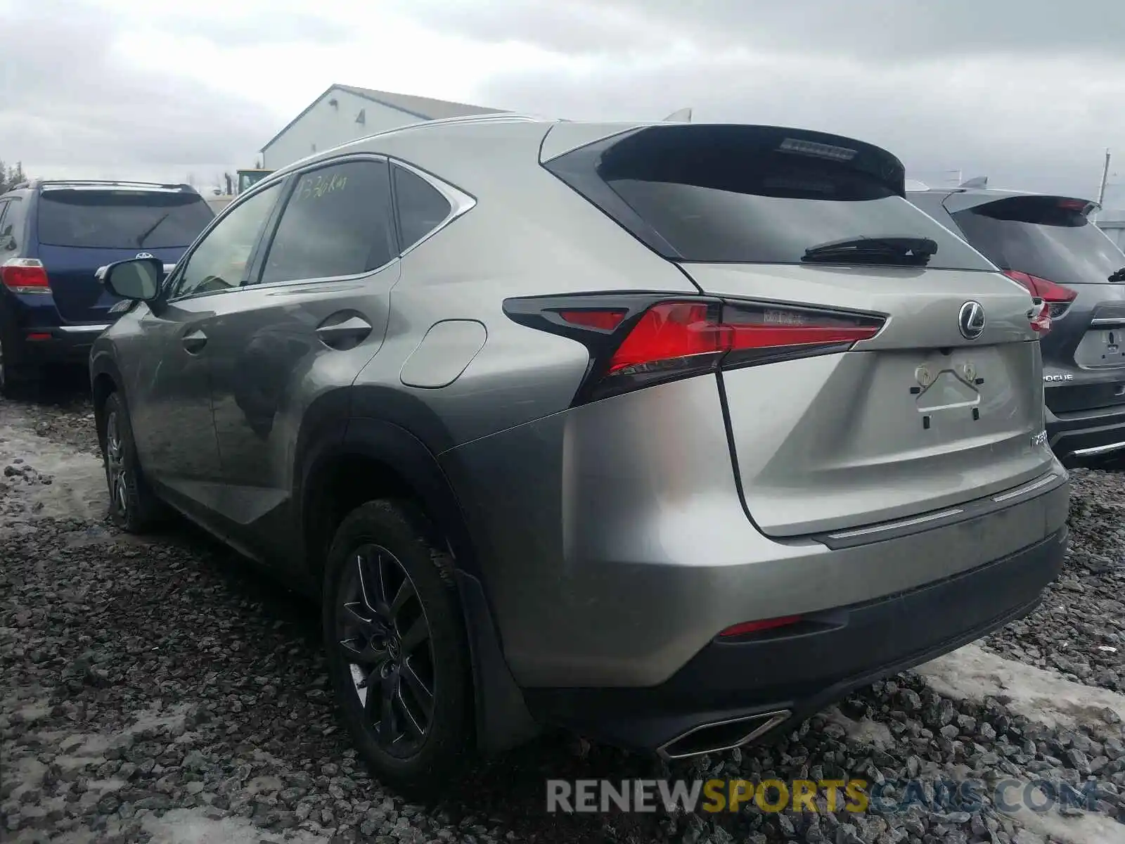 3 Фотография поврежденного автомобиля JTJGARDZ0L2222682 LEXUS NX 300 2020