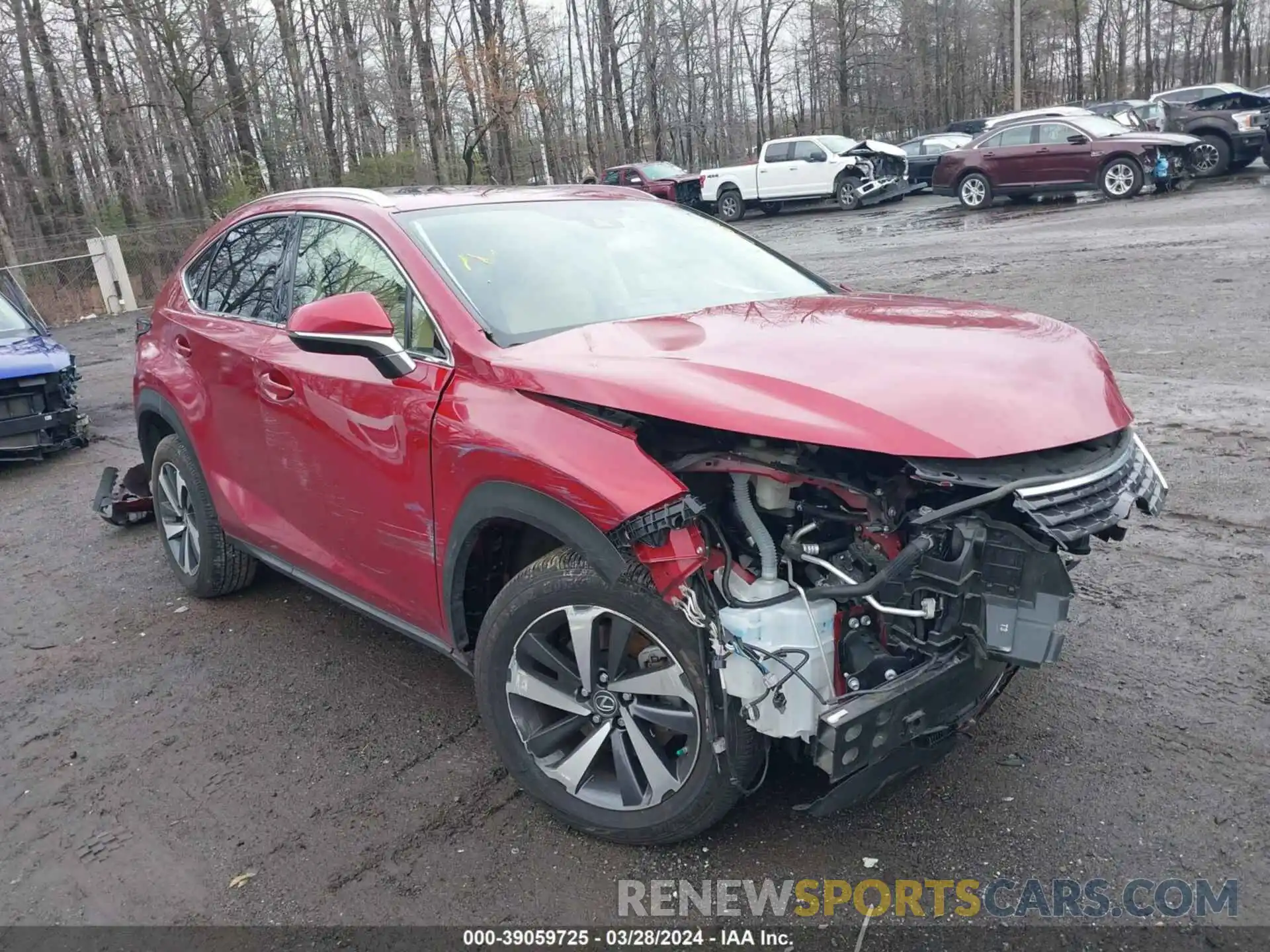 1 Photograph of a damaged car JTJGARDZ0L5006958 LEXUS NX 300 2020