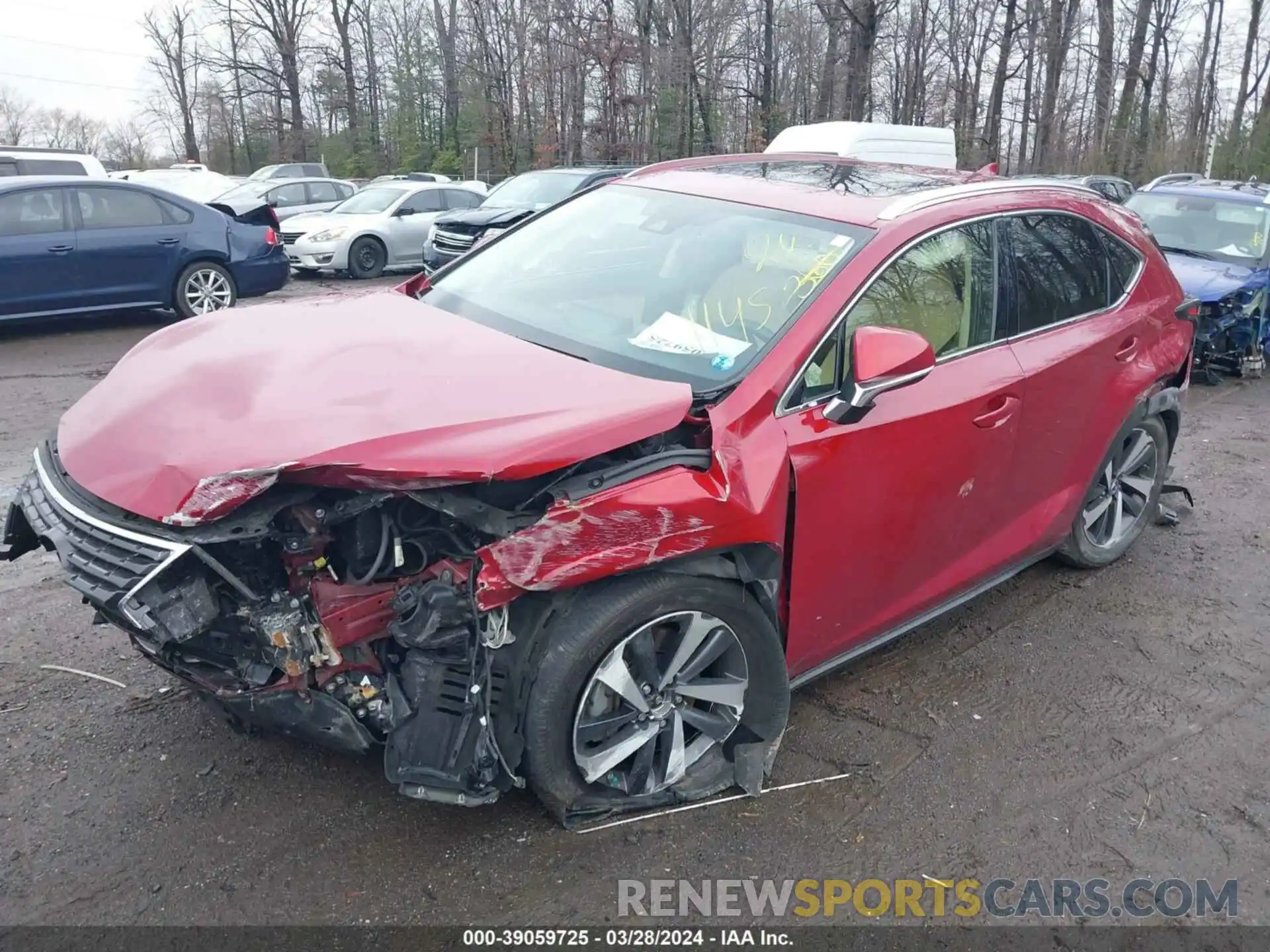 2 Photograph of a damaged car JTJGARDZ0L5006958 LEXUS NX 300 2020