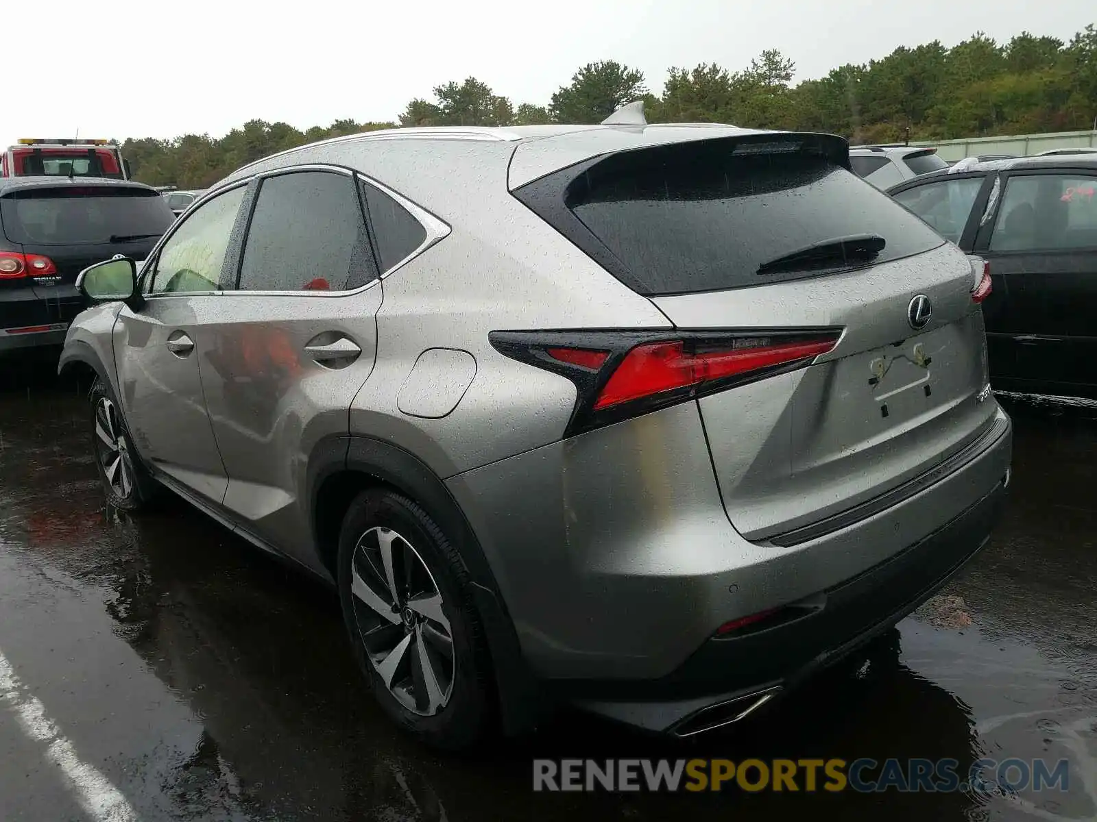 3 Фотография поврежденного автомобиля JTJGARDZ4L2223155 LEXUS NX 300 2020