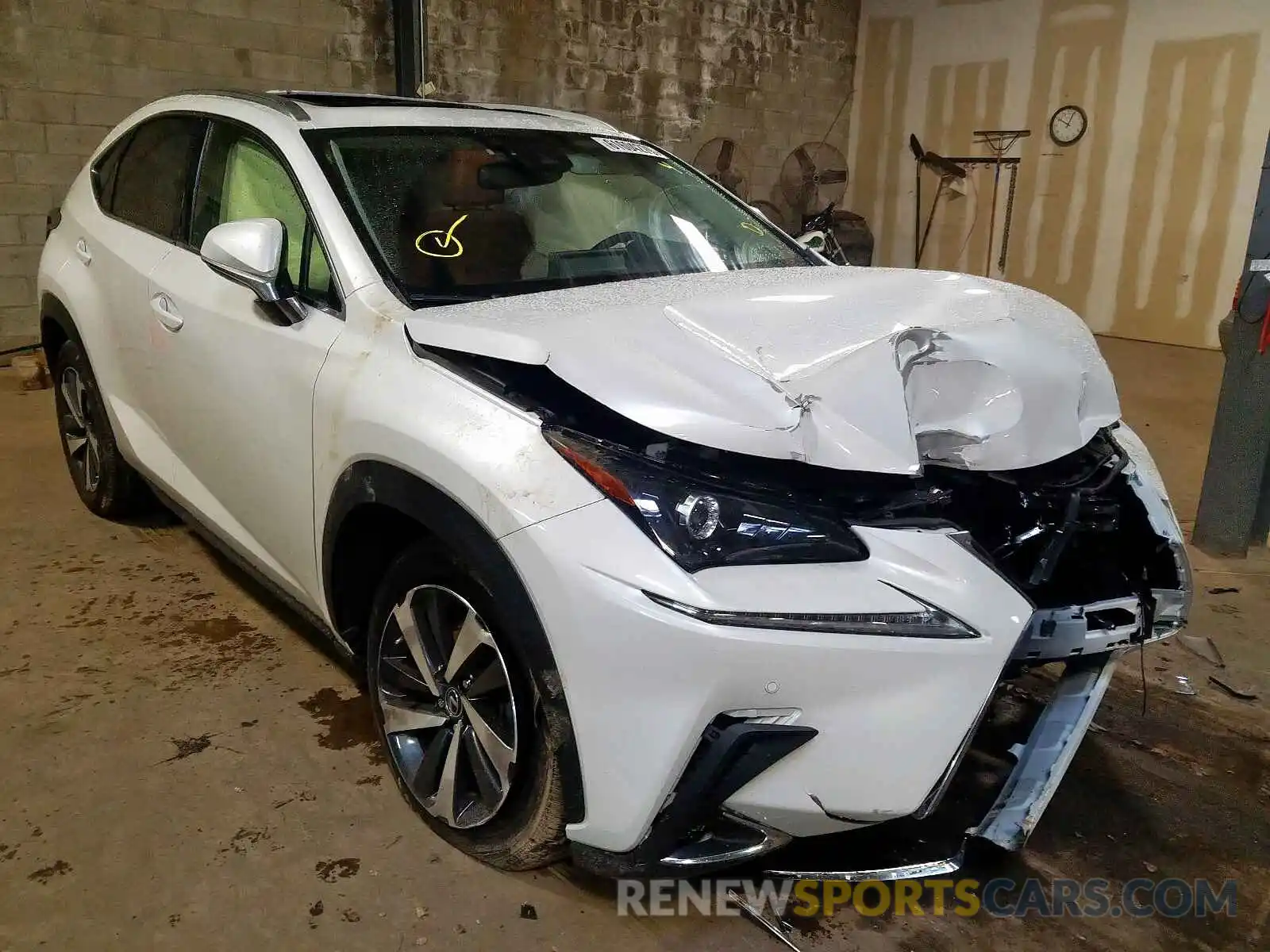 1 Photograph of a damaged car JTJGARDZ8L5001717 LEXUS NX 300 2020