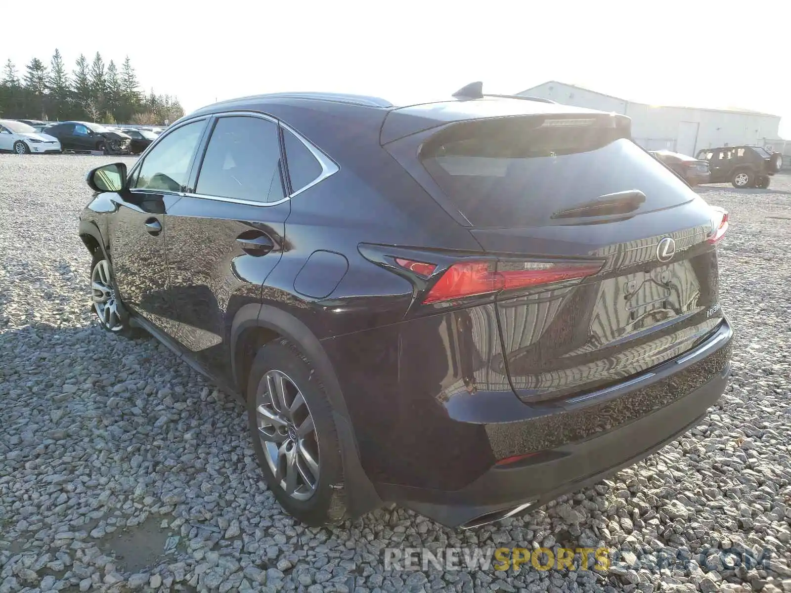 3 Фотография поврежденного автомобиля JTJGARDZ8L5002513 LEXUS NX 300 2020