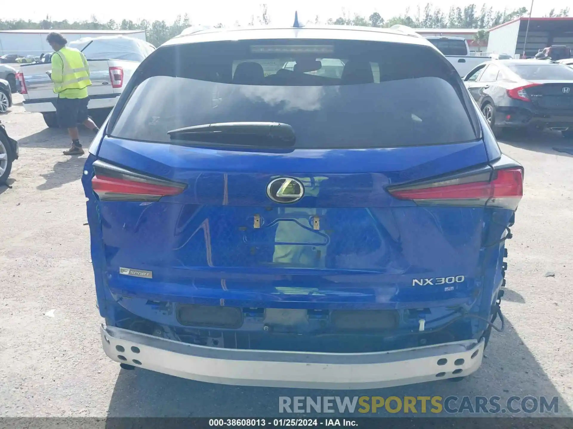 17 Photograph of a damaged car JTJJARBZ3L2167377 LEXUS NX 300 2020