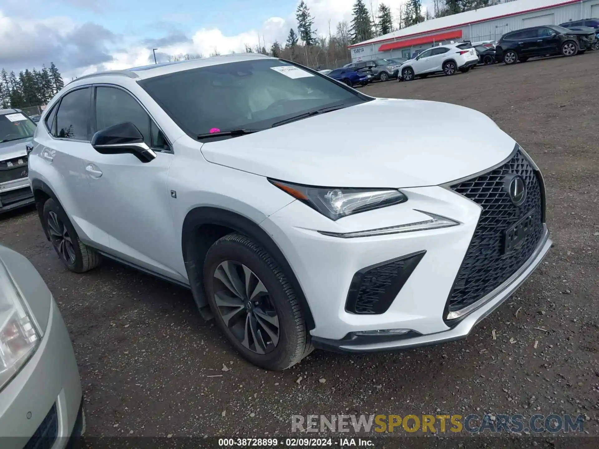 1 Photograph of a damaged car JTJSARDZ1L5001326 LEXUS NX 300 2020