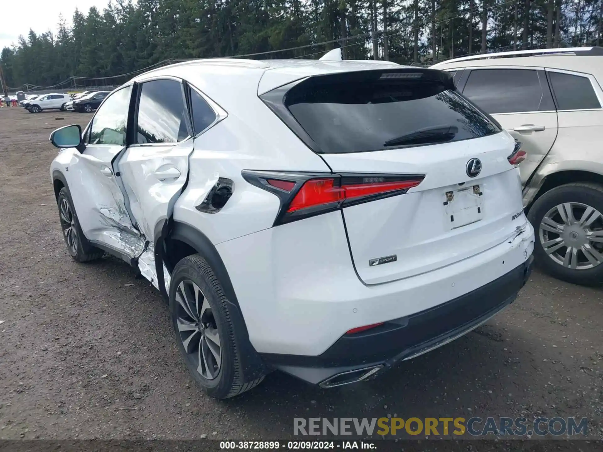 3 Photograph of a damaged car JTJSARDZ1L5001326 LEXUS NX 300 2020