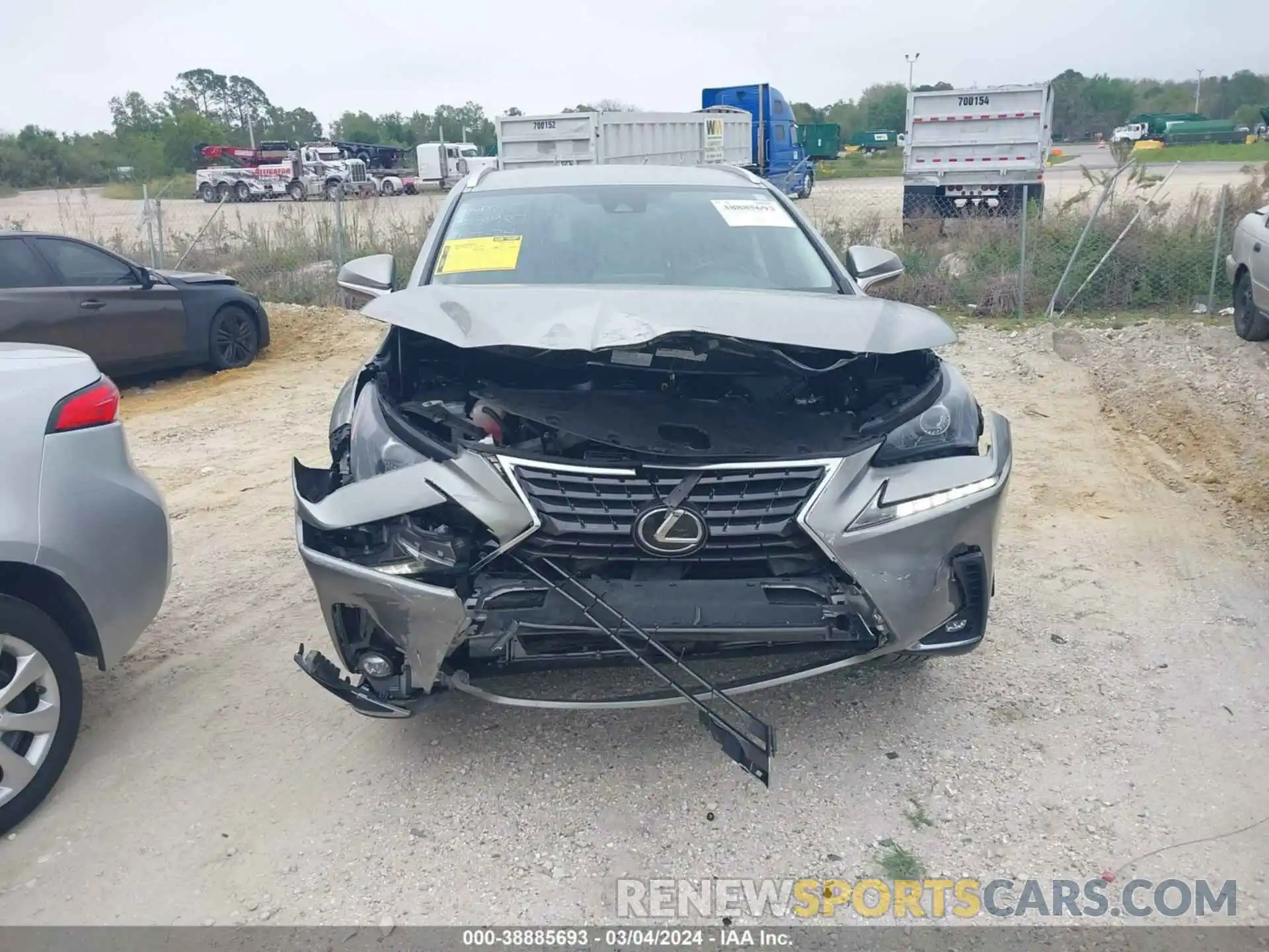 12 Photograph of a damaged car JTJDARBZ2M2180782 LEXUS NX 300 2021