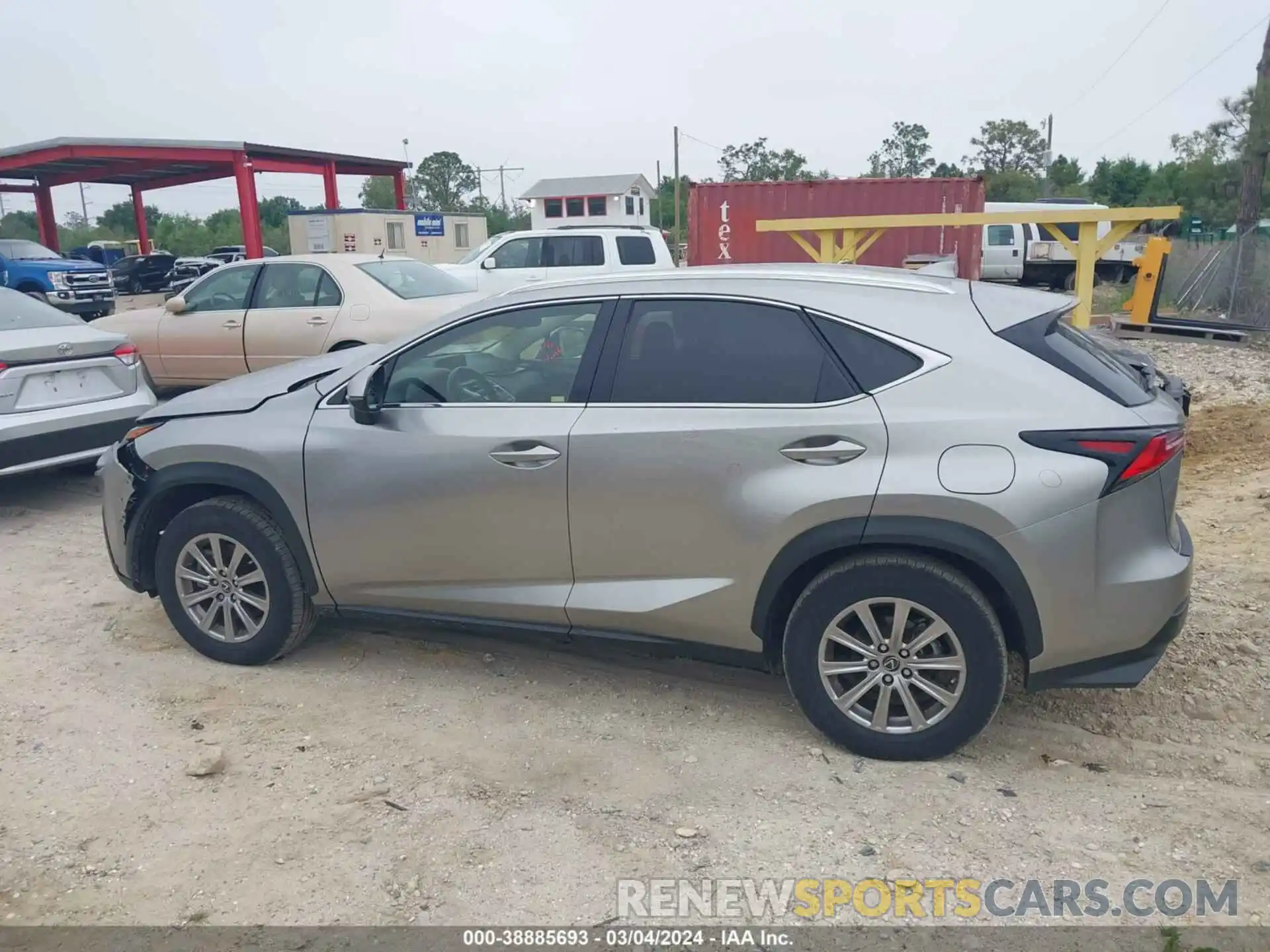 14 Photograph of a damaged car JTJDARBZ2M2180782 LEXUS NX 300 2021