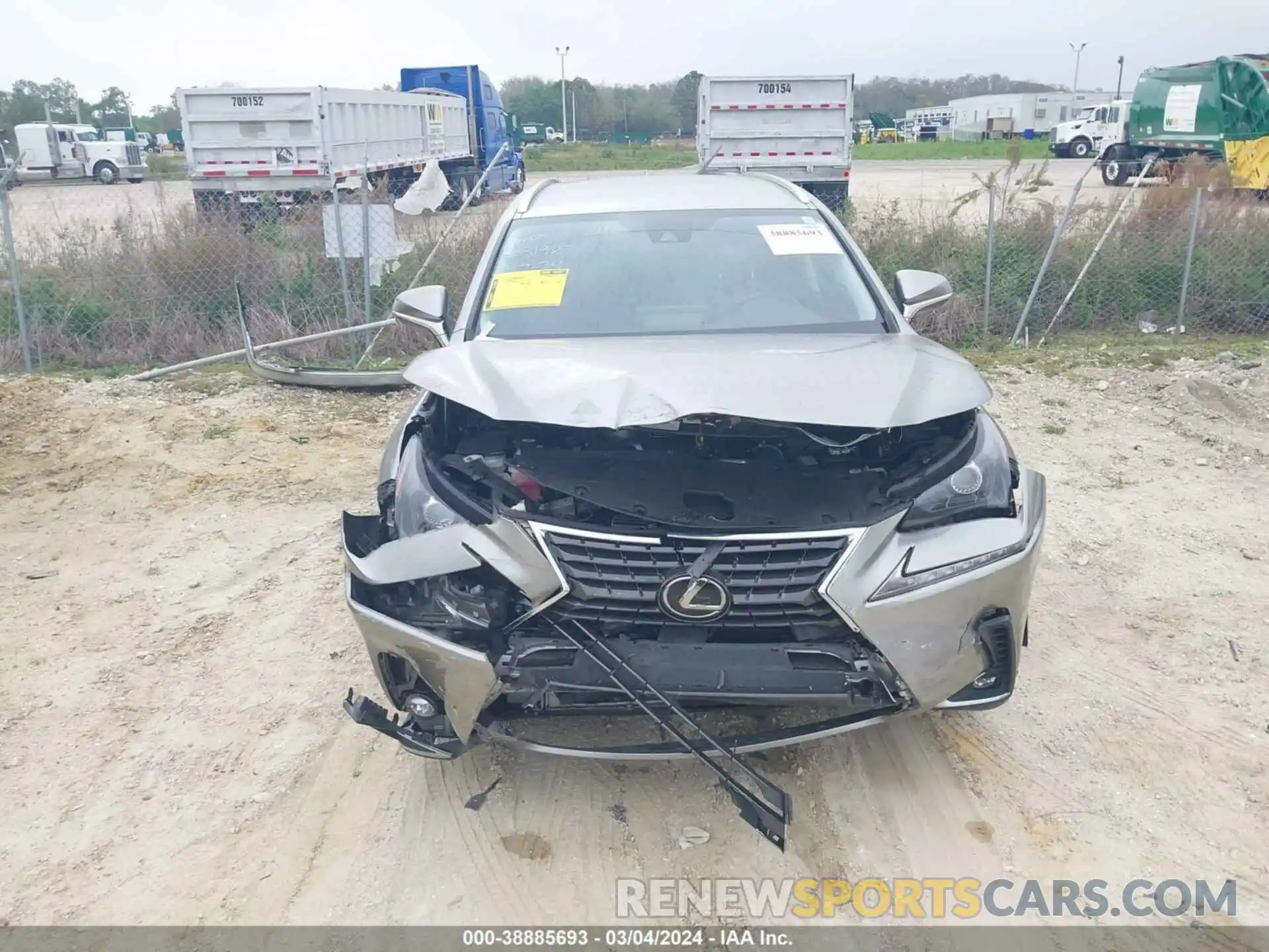 6 Photograph of a damaged car JTJDARBZ2M2180782 LEXUS NX 300 2021