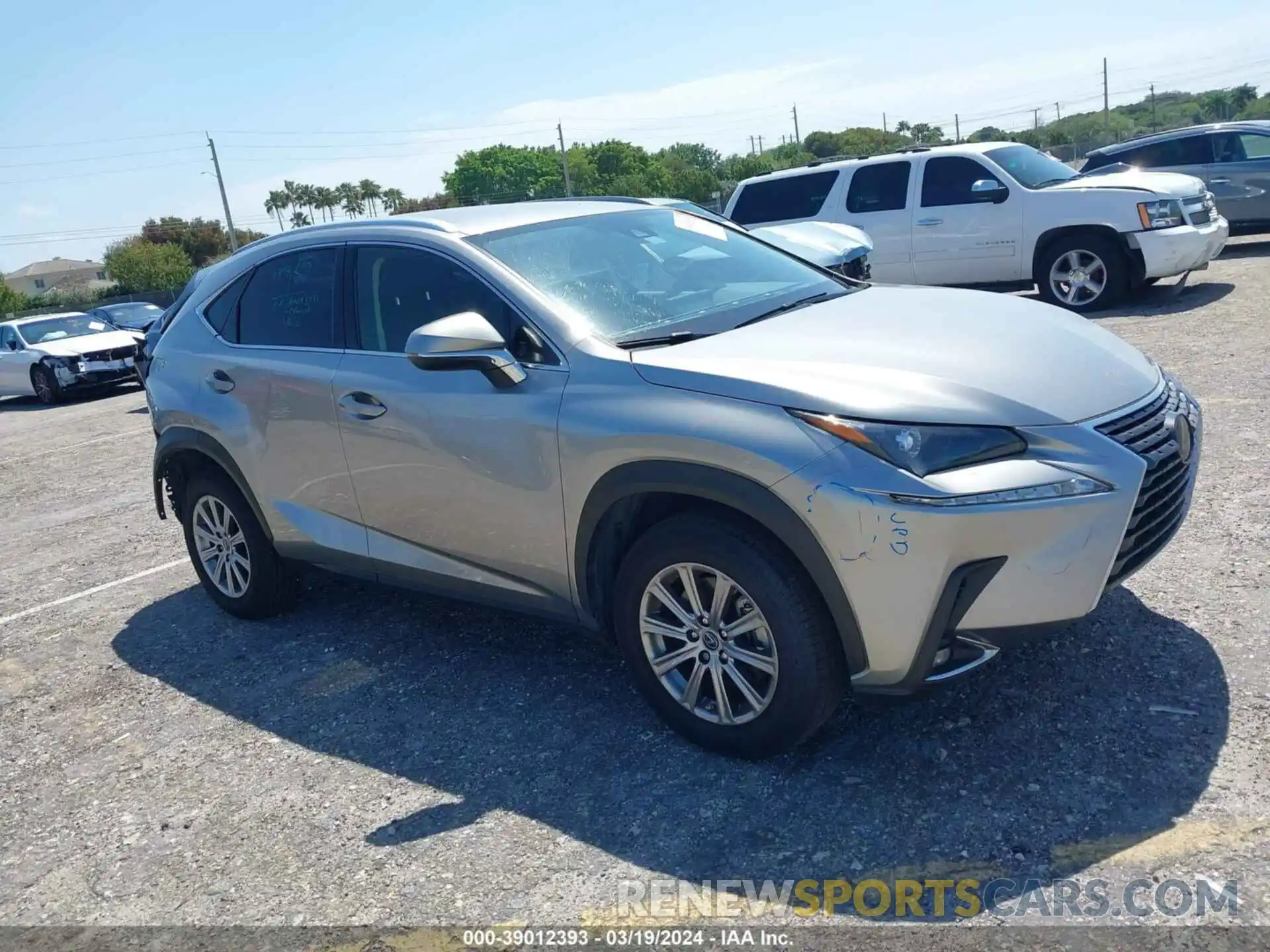 1 Photograph of a damaged car JTJDARBZ2M2184718 LEXUS NX 300 2021