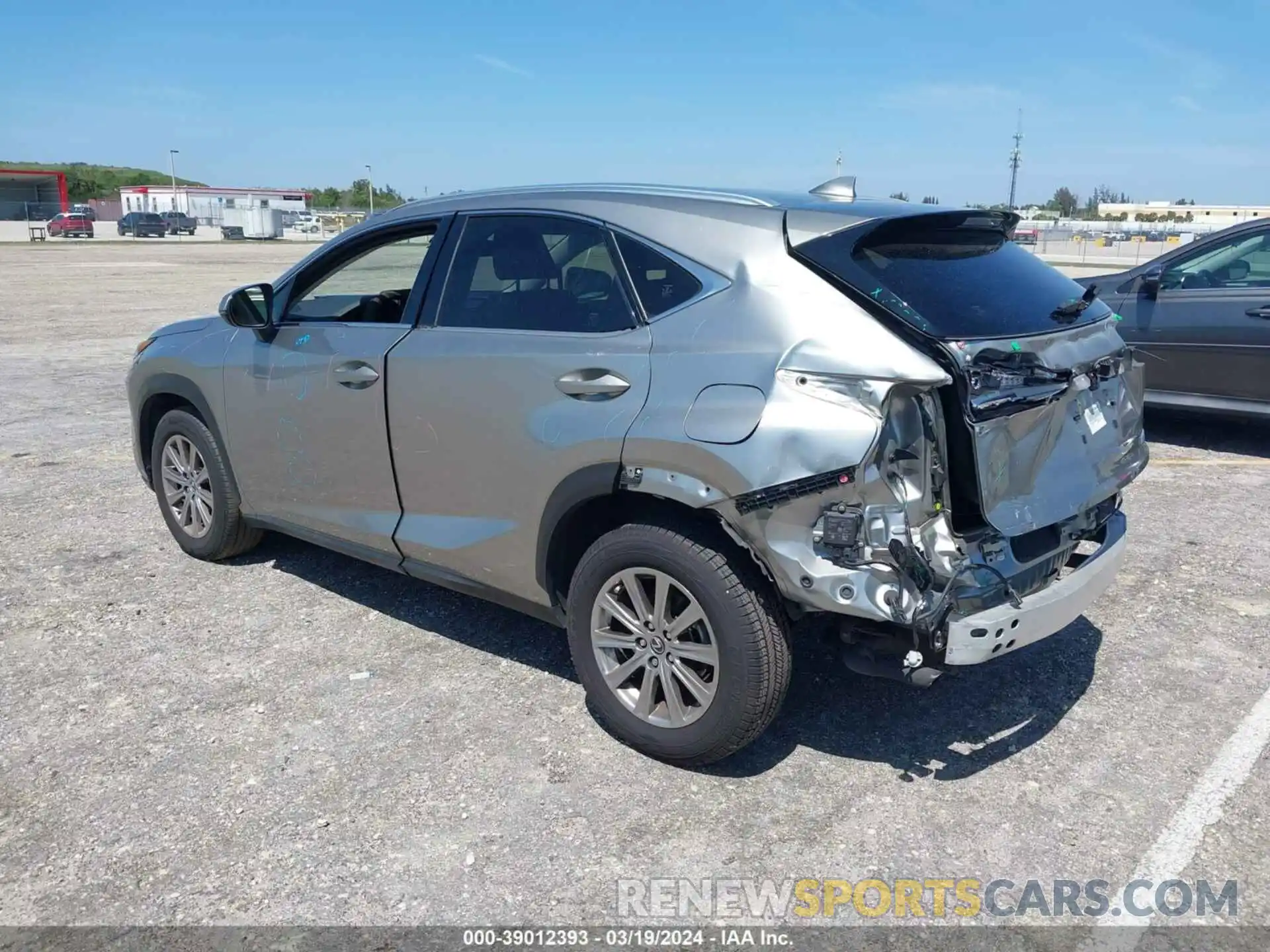 3 Фотография поврежденного автомобиля JTJDARBZ2M2184718 LEXUS NX 300 2021