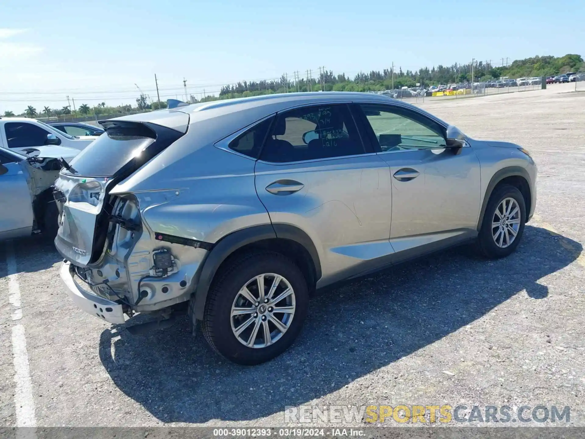 4 Photograph of a damaged car JTJDARBZ2M2184718 LEXUS NX 300 2021