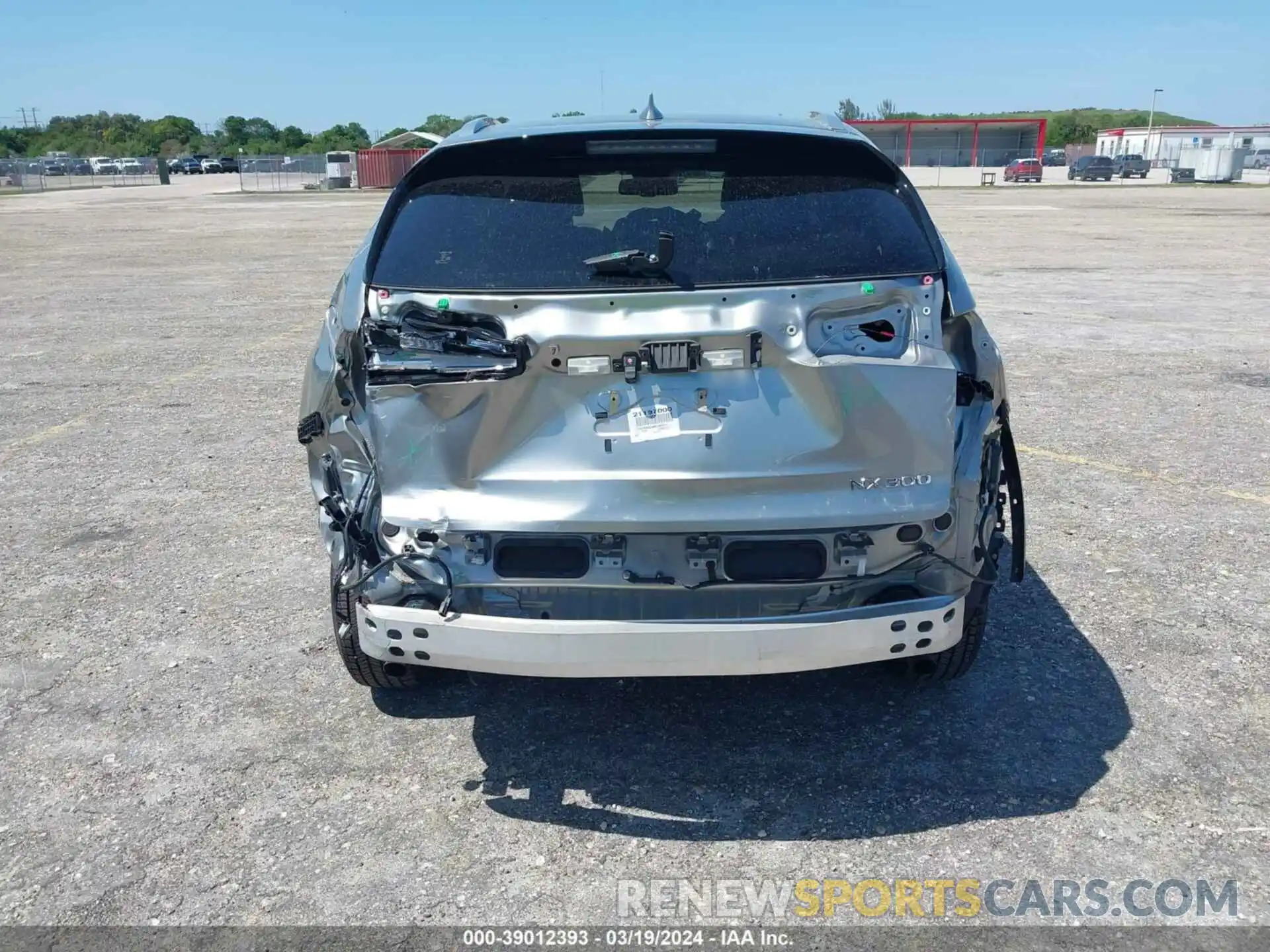 6 Photograph of a damaged car JTJDARBZ2M2184718 LEXUS NX 300 2021