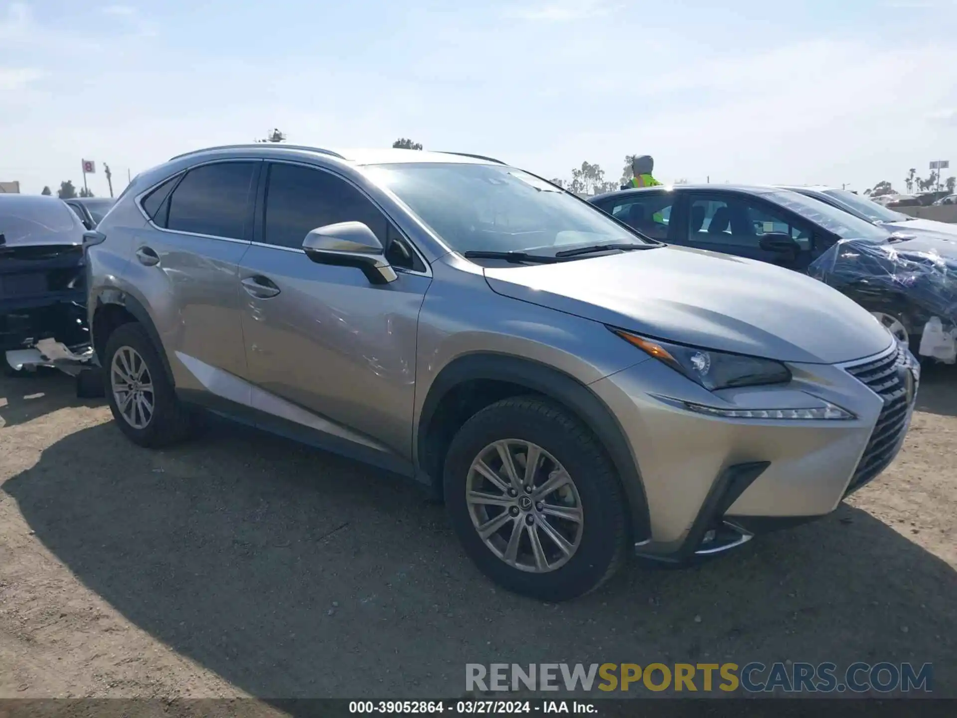 1 Photograph of a damaged car JTJDARBZ2M2198795 LEXUS NX 300 2021