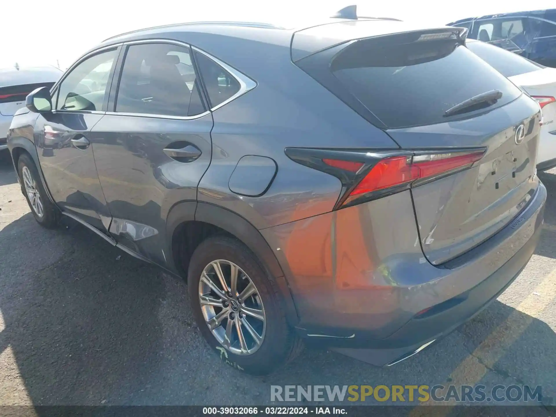 3 Photograph of a damaged car JTJDARBZ4M2196398 LEXUS NX 300 2021