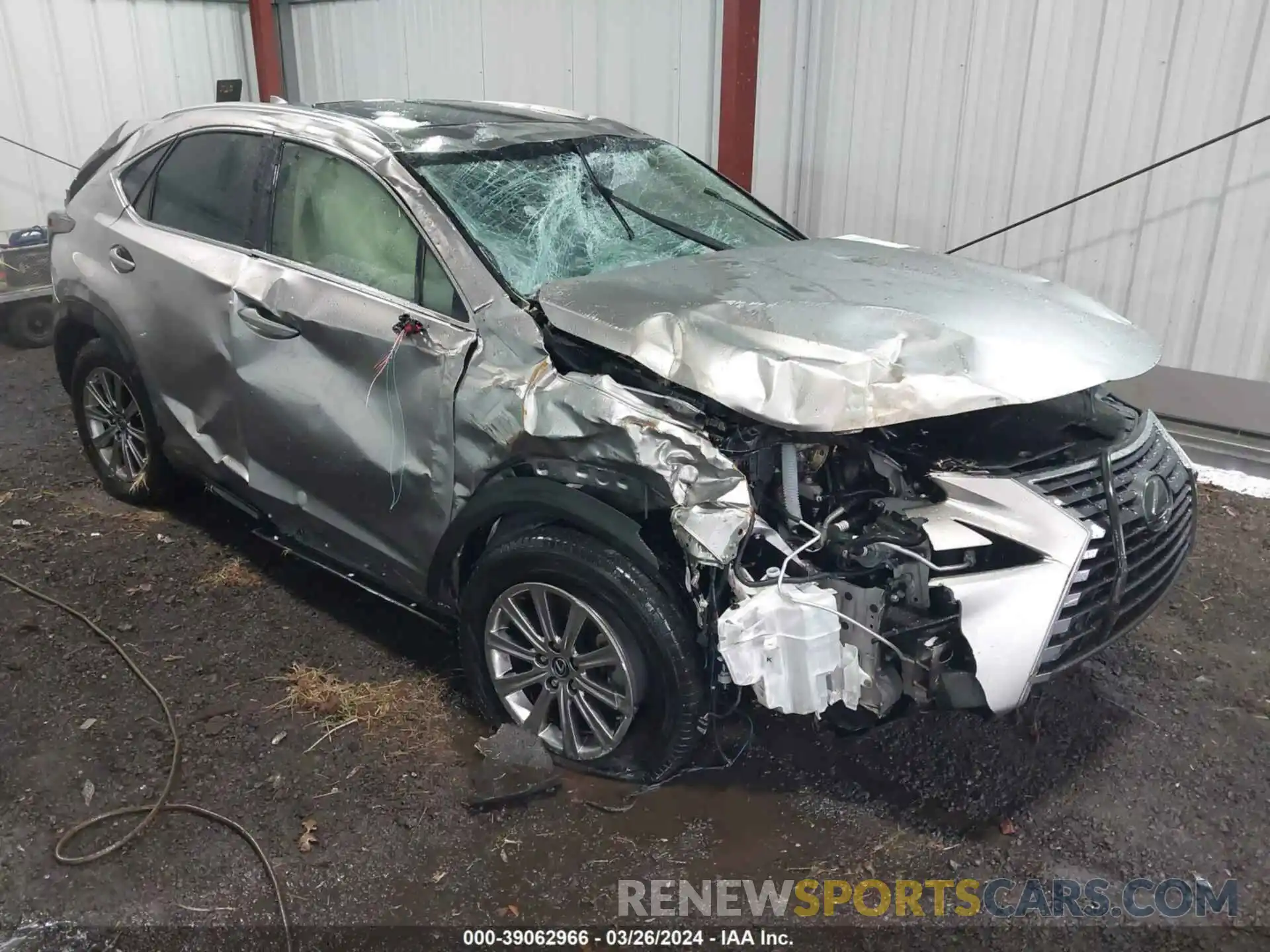 1 Photograph of a damaged car JTJDARDZXM2239462 LEXUS NX 300 2021