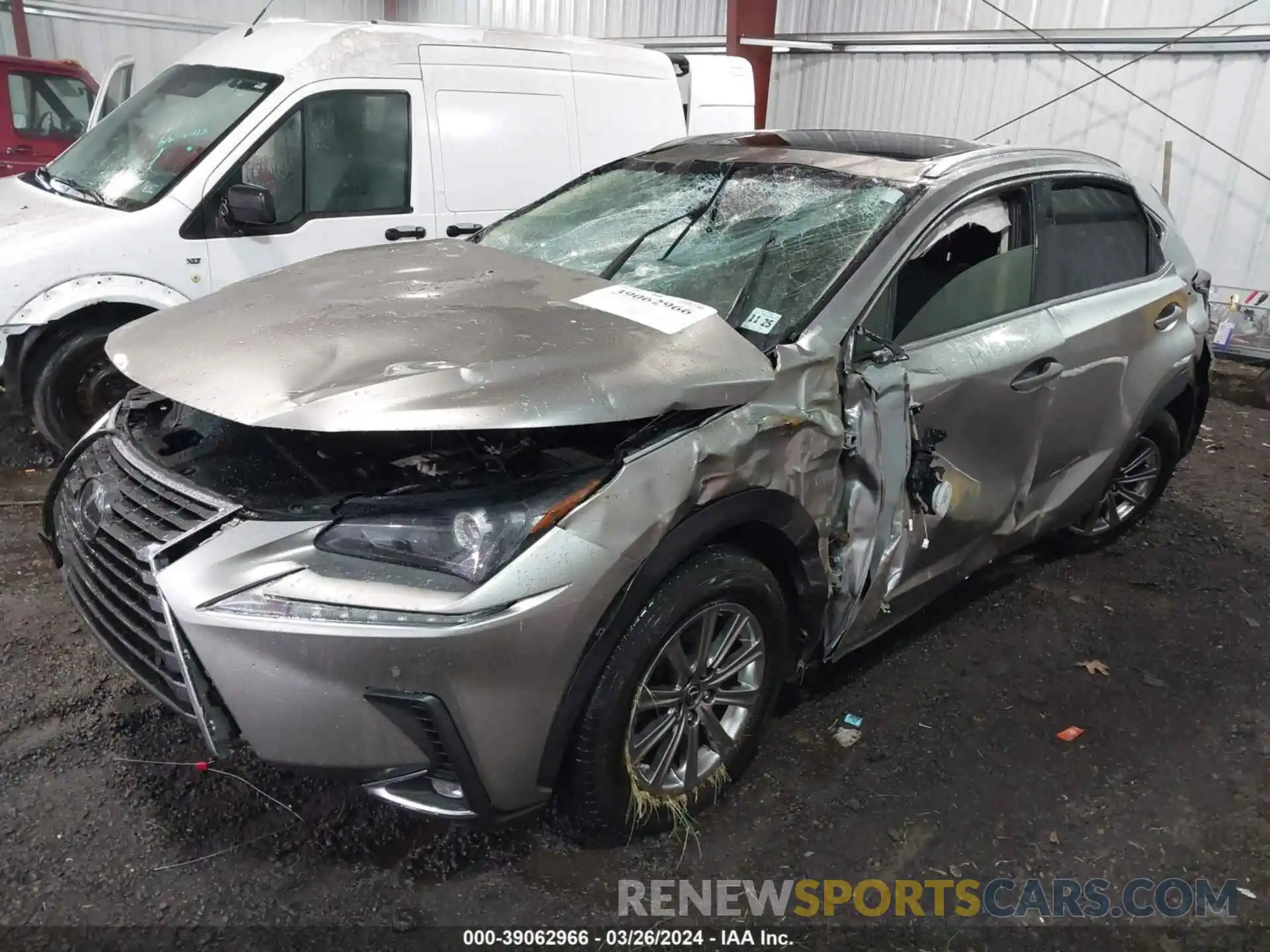 2 Фотография поврежденного автомобиля JTJDARDZXM2239462 LEXUS NX 300 2021