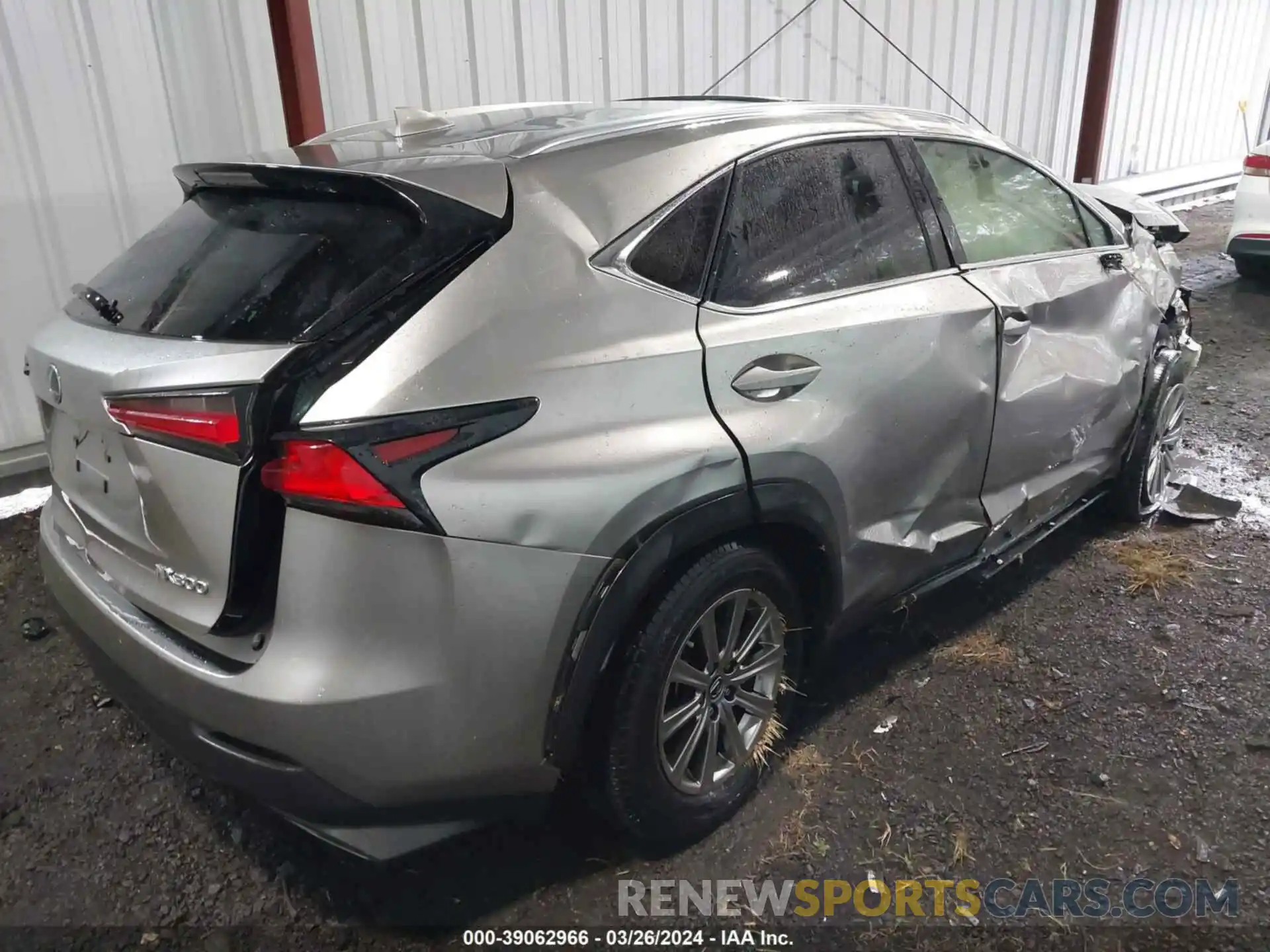 4 Фотография поврежденного автомобиля JTJDARDZXM2239462 LEXUS NX 300 2021