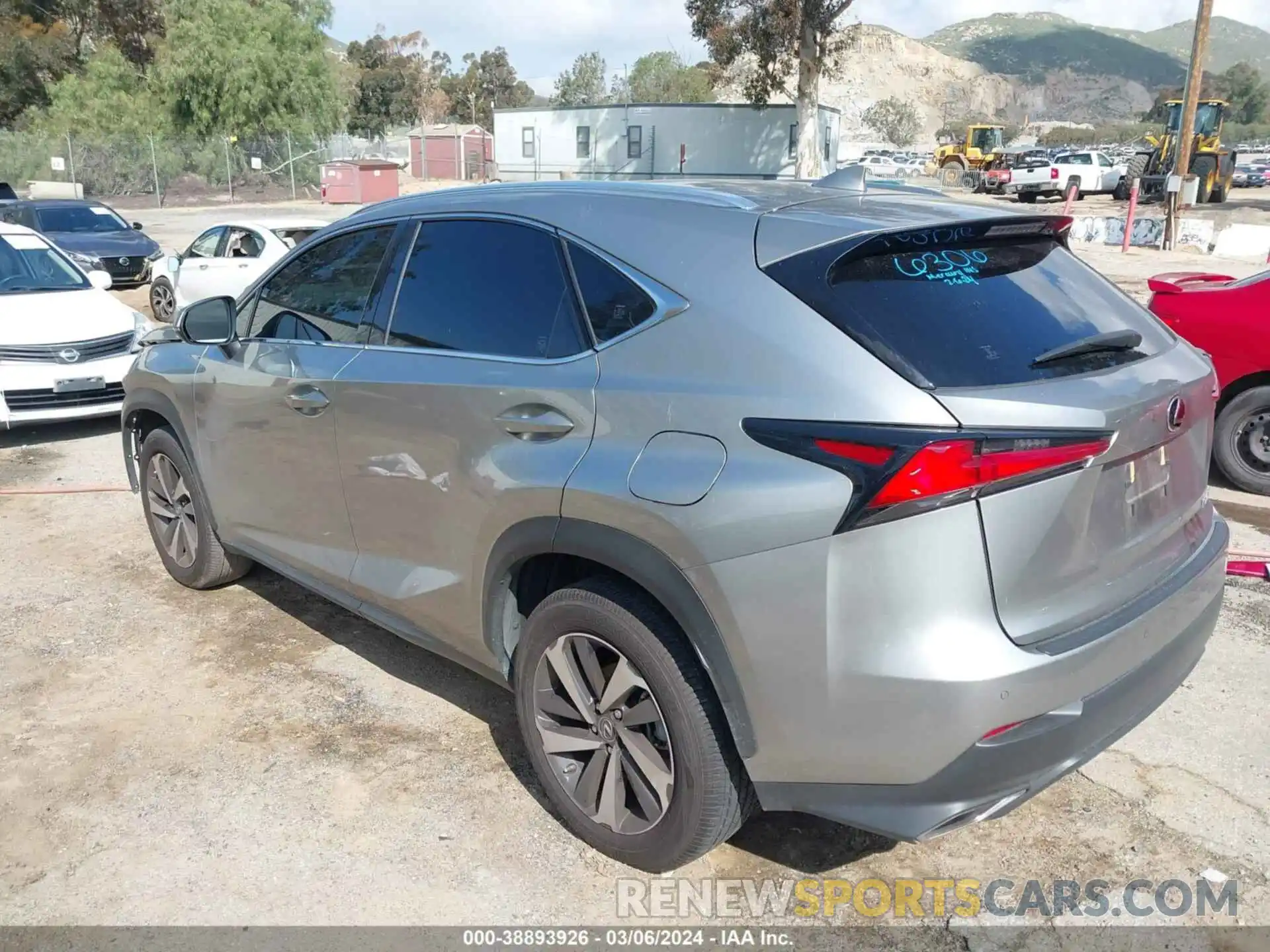 3 Photograph of a damaged car JTJGARBZ6M2181236 LEXUS NX 300 2021