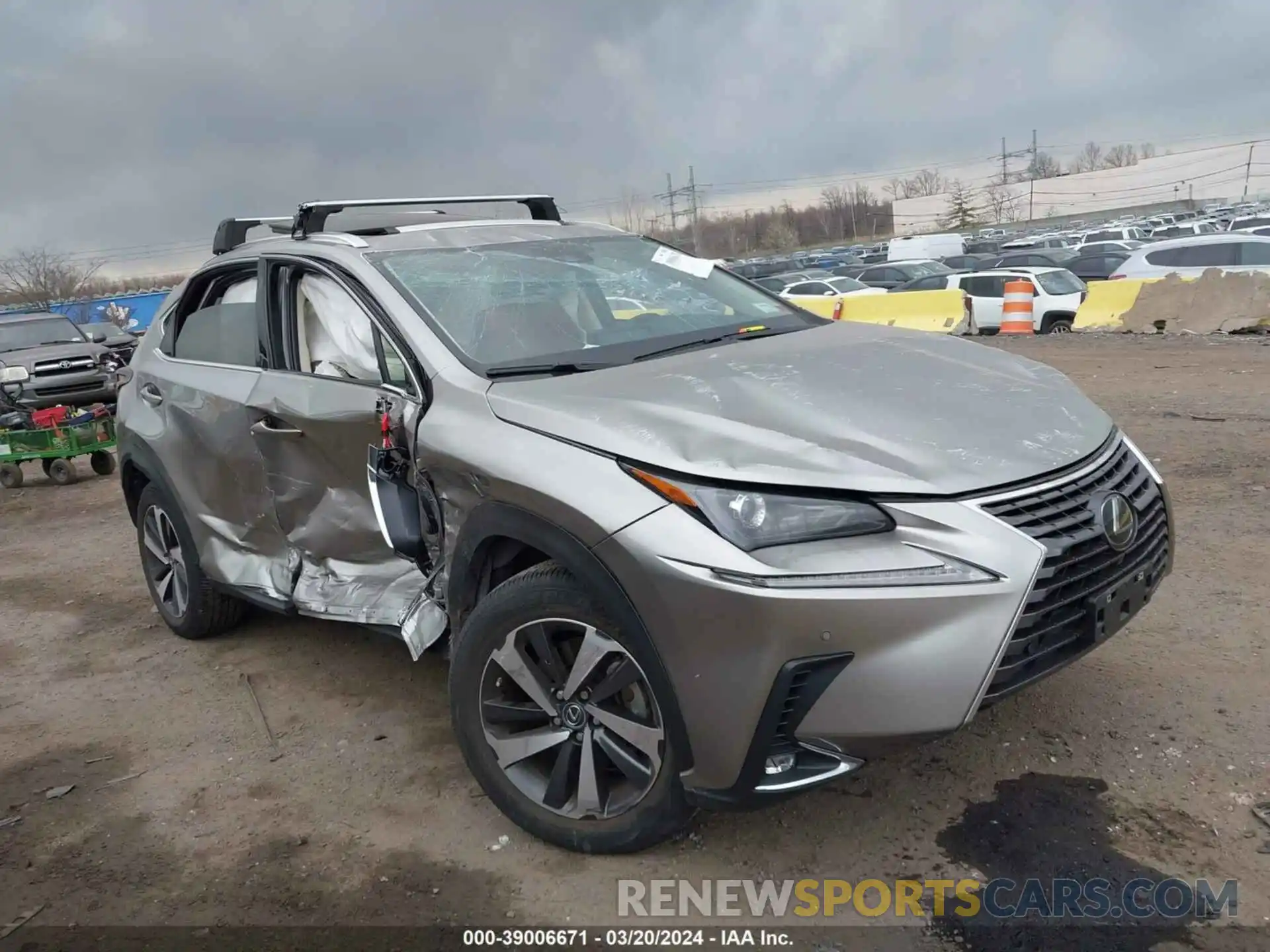 1 Photograph of a damaged car JTJGARDZ3M2258853 LEXUS NX 300 2021