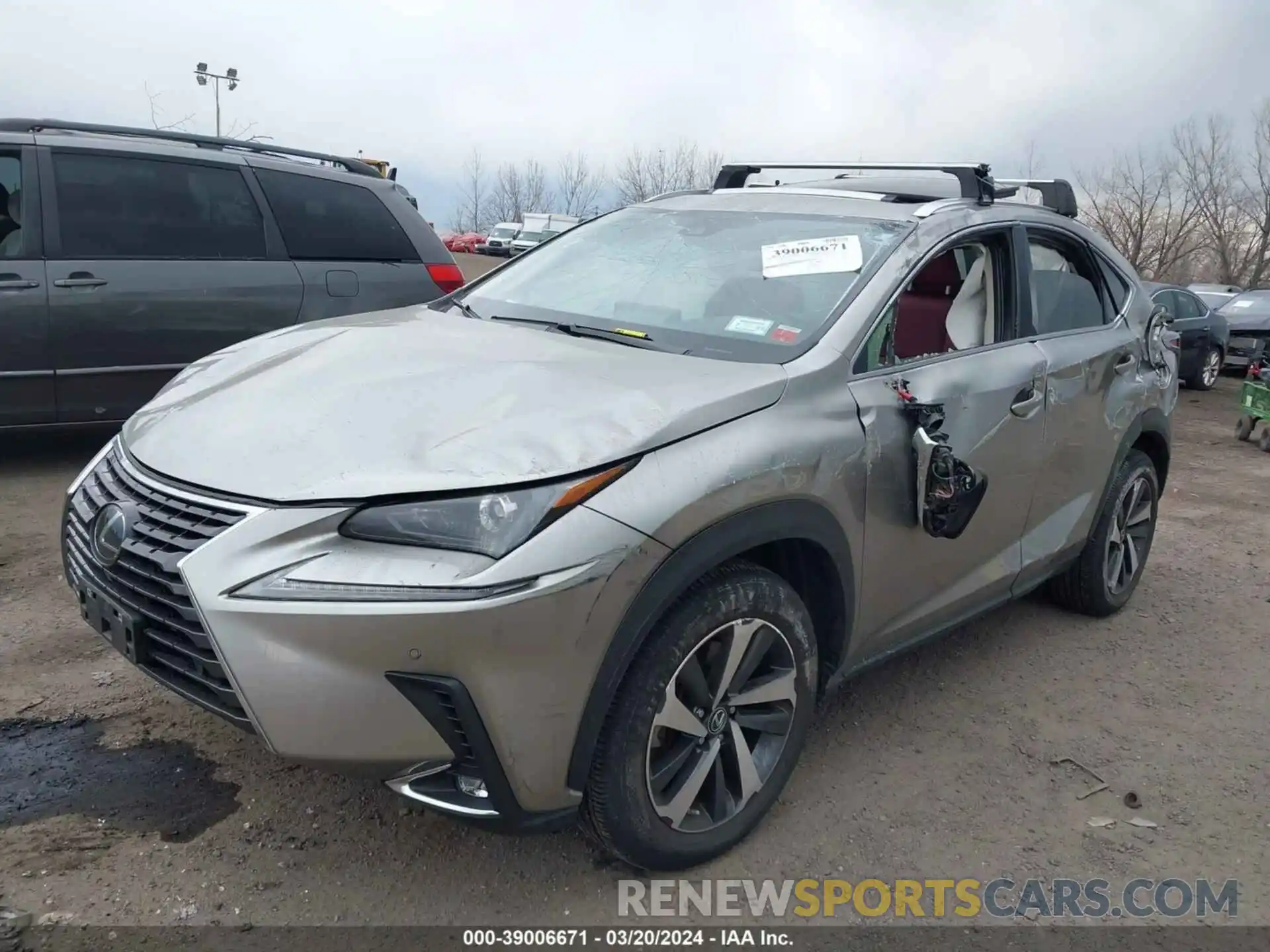 2 Photograph of a damaged car JTJGARDZ3M2258853 LEXUS NX 300 2021