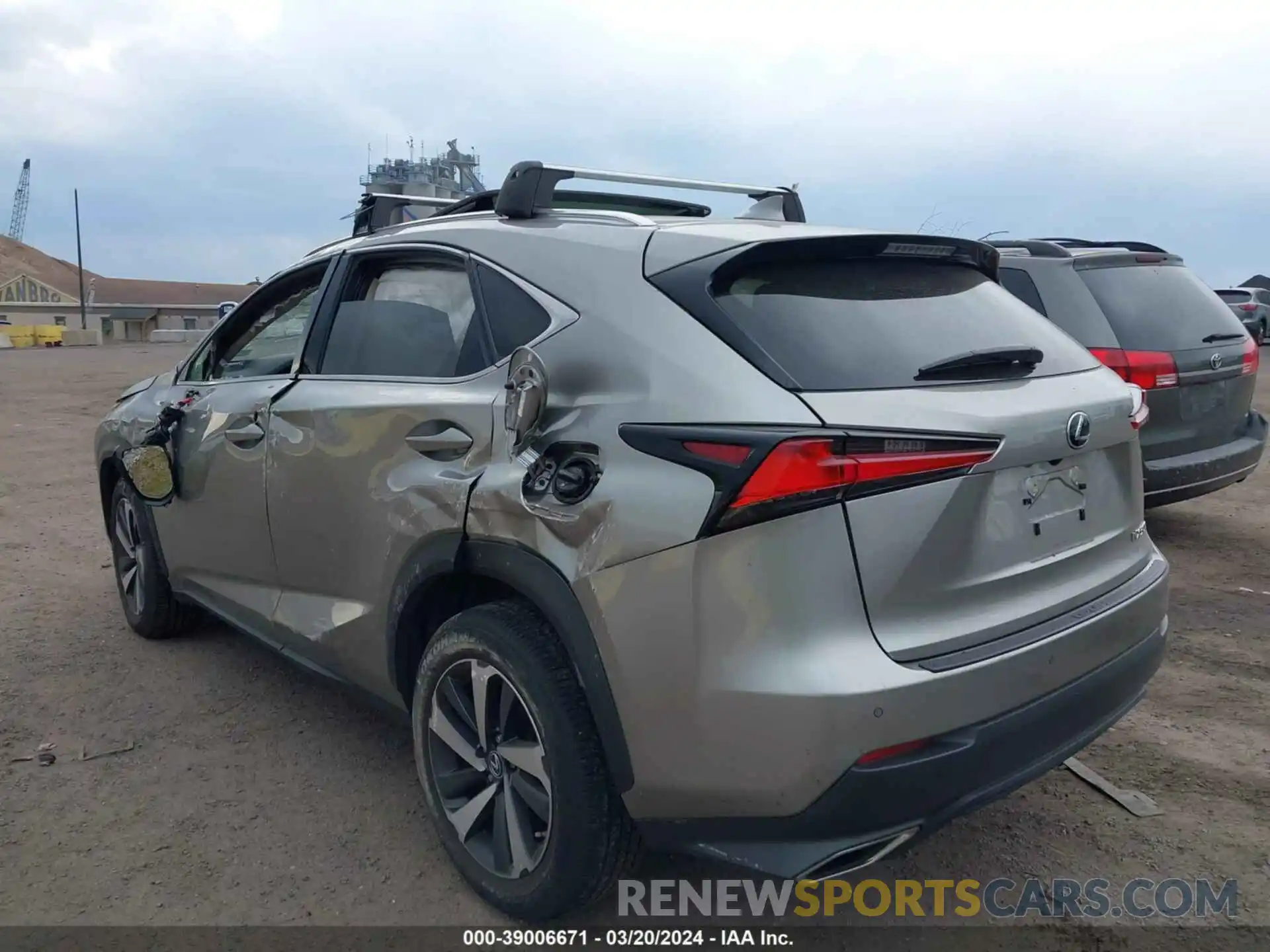 3 Фотография поврежденного автомобиля JTJGARDZ3M2258853 LEXUS NX 300 2021