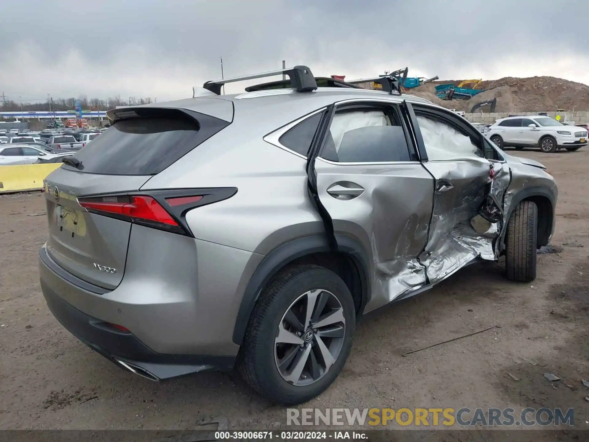 4 Фотография поврежденного автомобиля JTJGARDZ3M2258853 LEXUS NX 300 2021