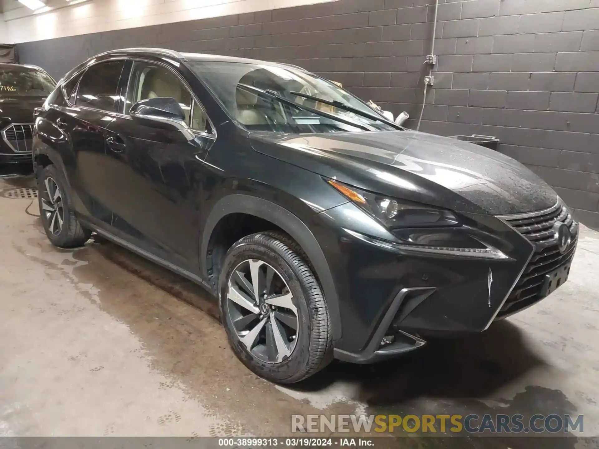 1 Photograph of a damaged car JTJGARDZ7M2243563 LEXUS NX 300 2021