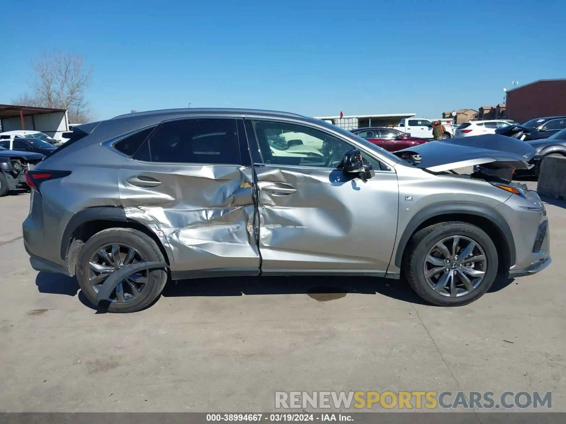 13 Фотография поврежденного автомобиля JTJSARBZ3M2190552 LEXUS NX 300 2021