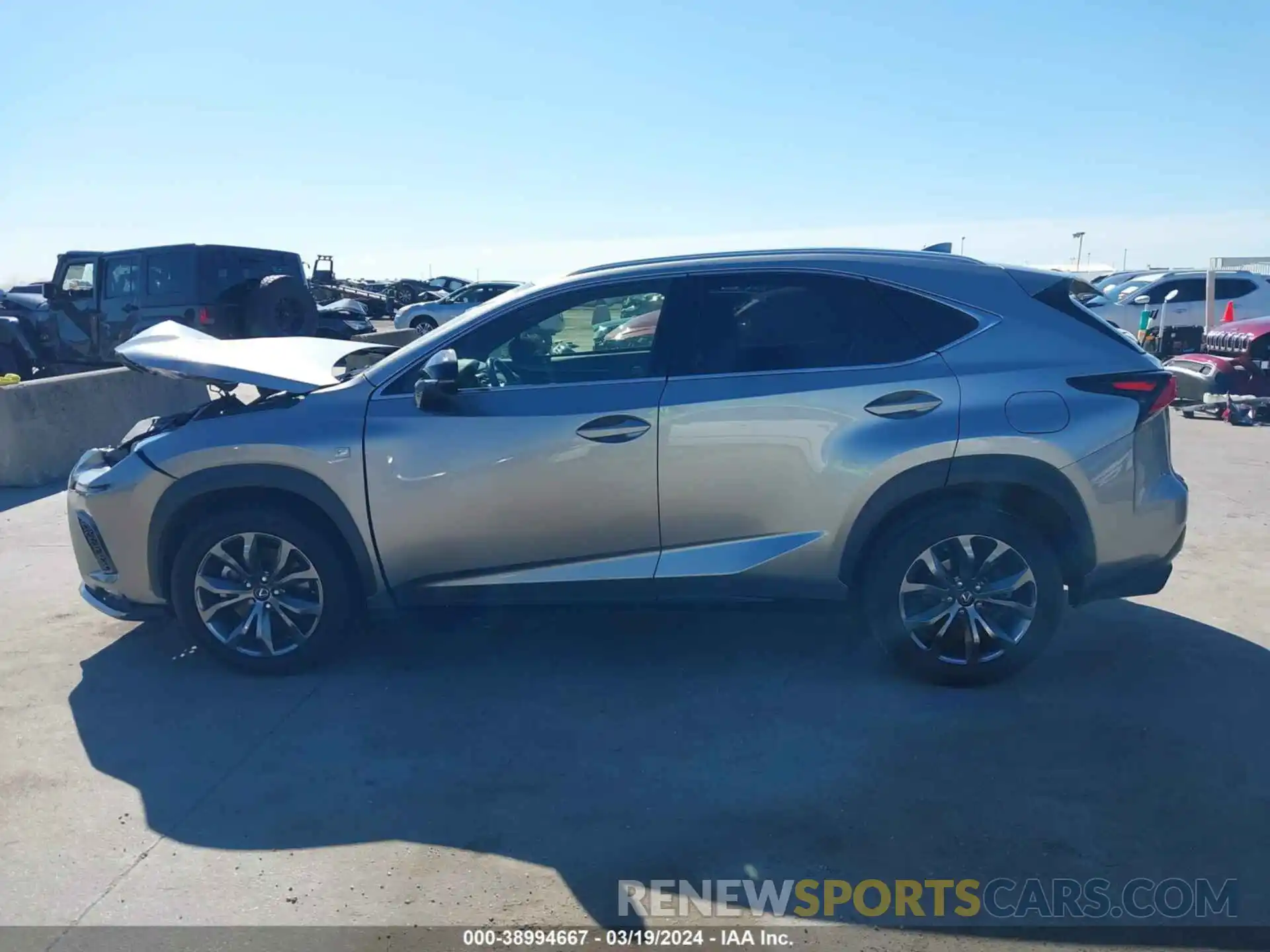 14 Photograph of a damaged car JTJSARBZ3M2190552 LEXUS NX 300 2021