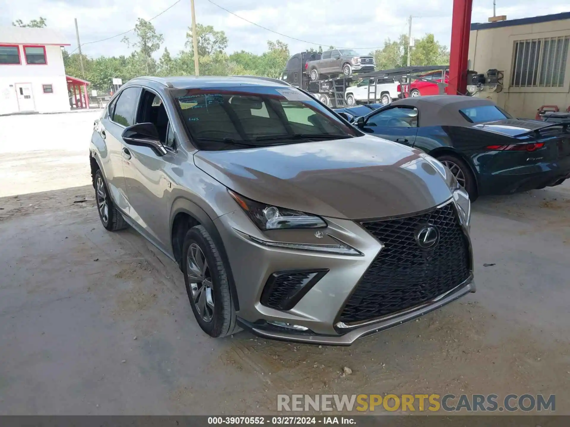 1 Photograph of a damaged car JTJSARBZ6M2185877 LEXUS NX 300 2021