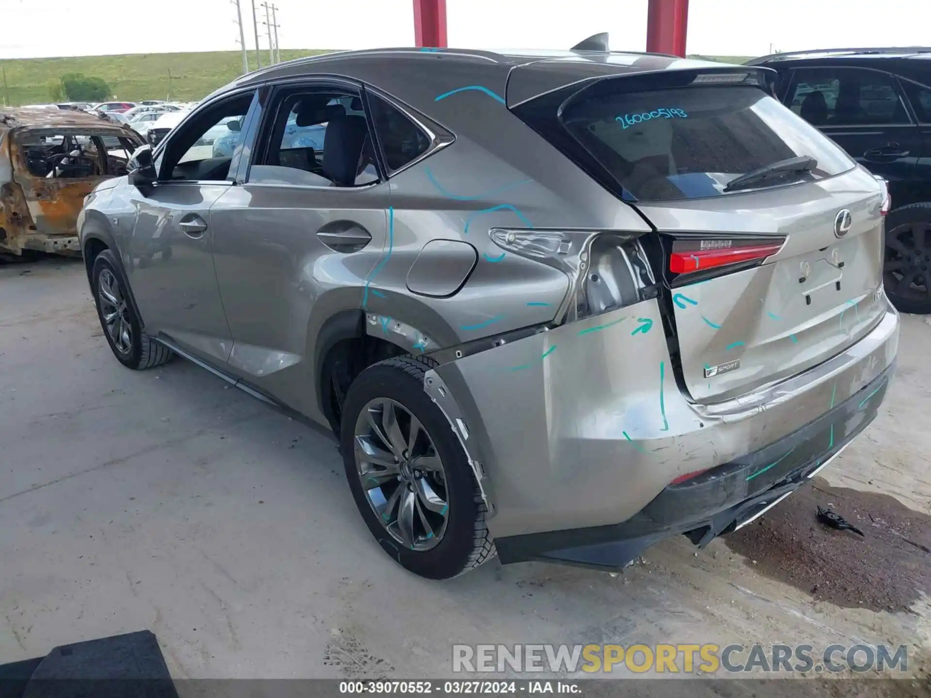 18 Photograph of a damaged car JTJSARBZ6M2185877 LEXUS NX 300 2021