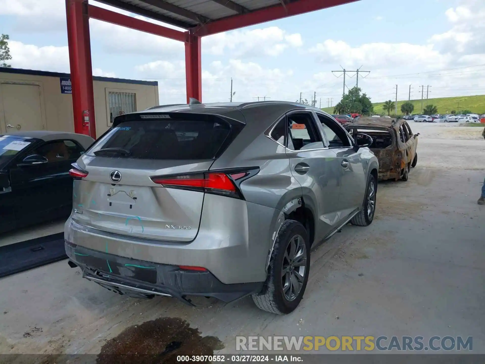 4 Photograph of a damaged car JTJSARBZ6M2185877 LEXUS NX 300 2021