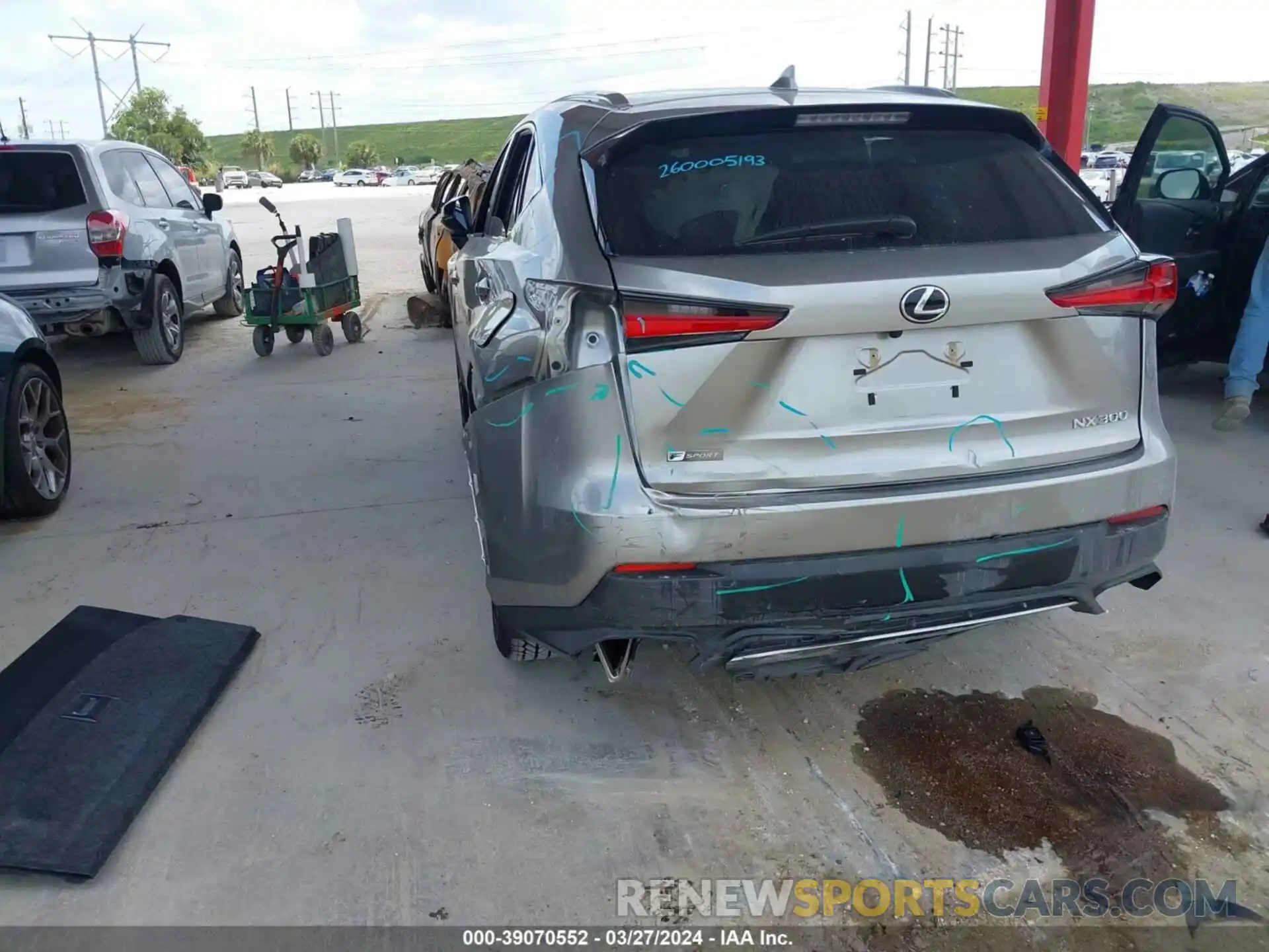 6 Photograph of a damaged car JTJSARBZ6M2185877 LEXUS NX 300 2021