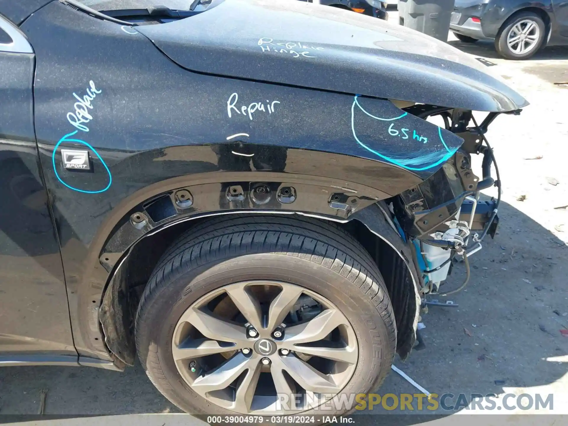 12 Фотография поврежденного автомобиля JTJSARBZ6M2201382 LEXUS NX 300 2021