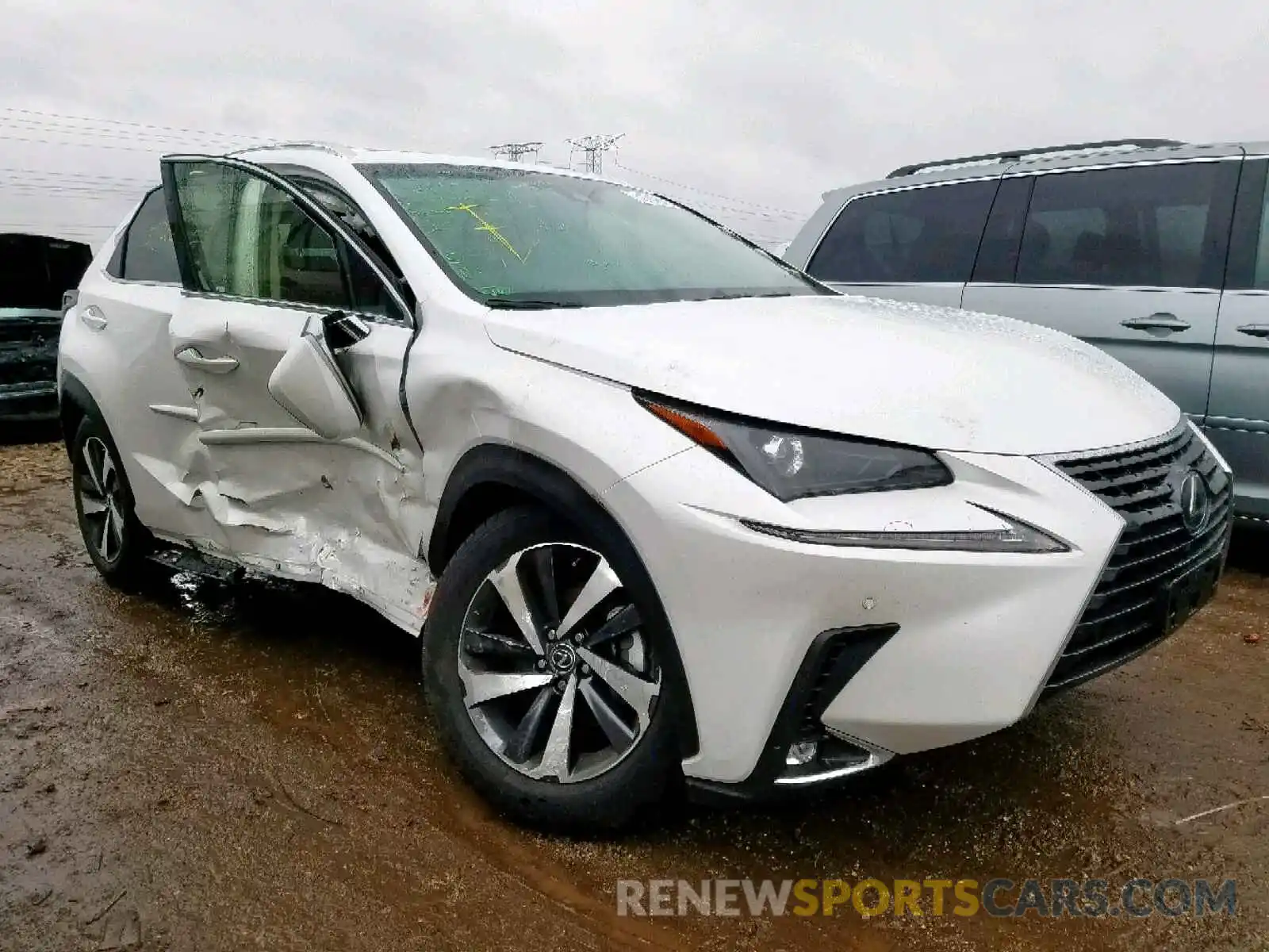 1 Фотография поврежденного автомобиля JTJBARBZ0K2202427 LEXUS NX 300 BAS 2019