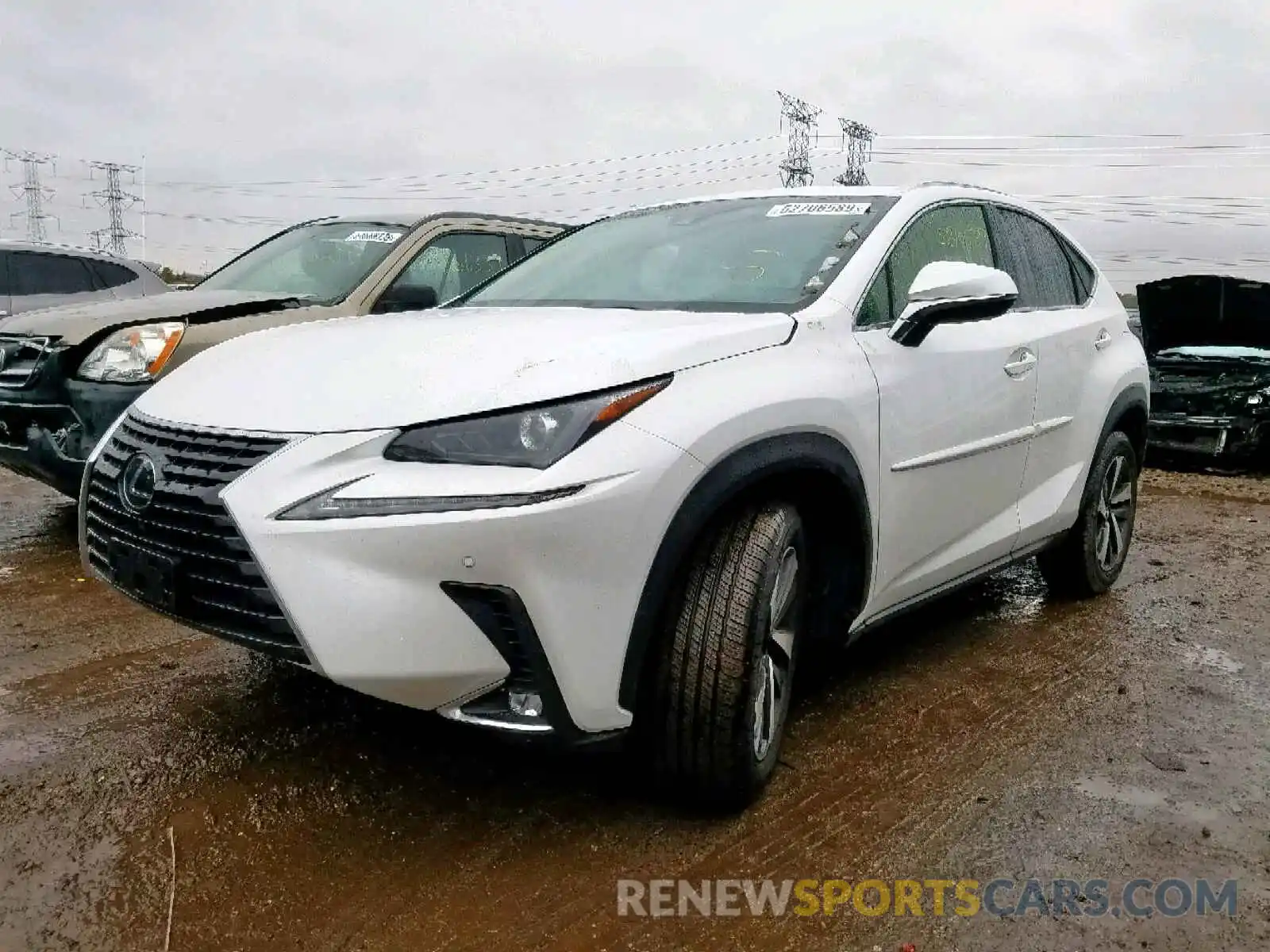 2 Фотография поврежденного автомобиля JTJBARBZ0K2202427 LEXUS NX 300 BAS 2019