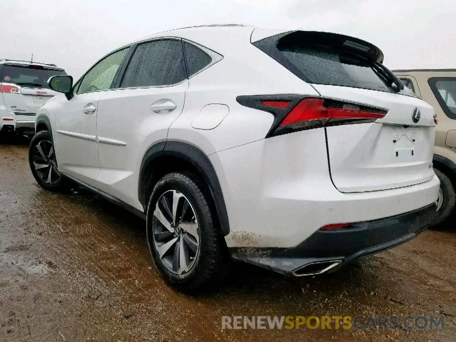 3 Фотография поврежденного автомобиля JTJBARBZ0K2202427 LEXUS NX 300 BAS 2019